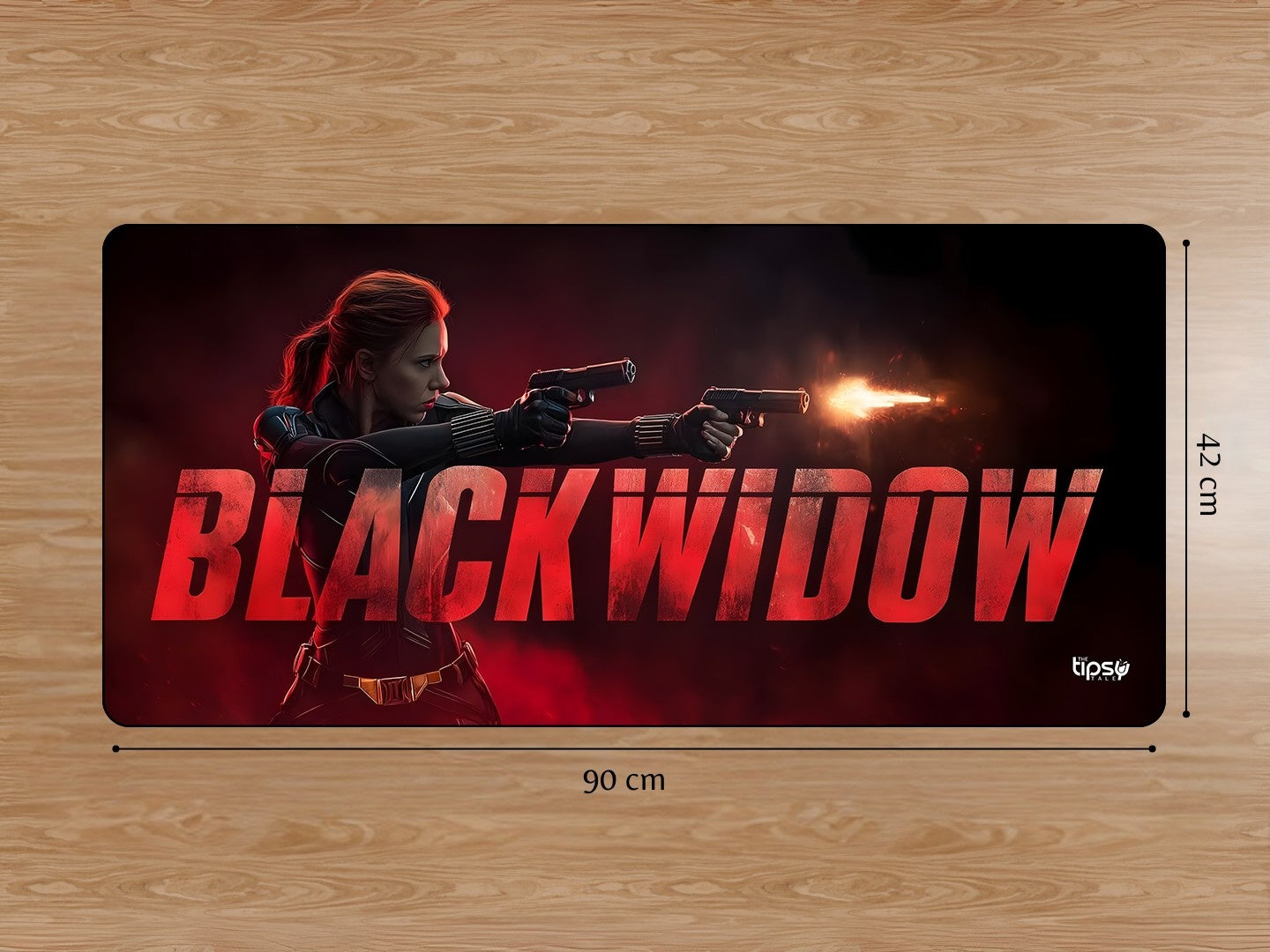 "BLACK WIDOW - THE OG AVENGER" Gaming Mousepad Elevate Your Gaming Experience