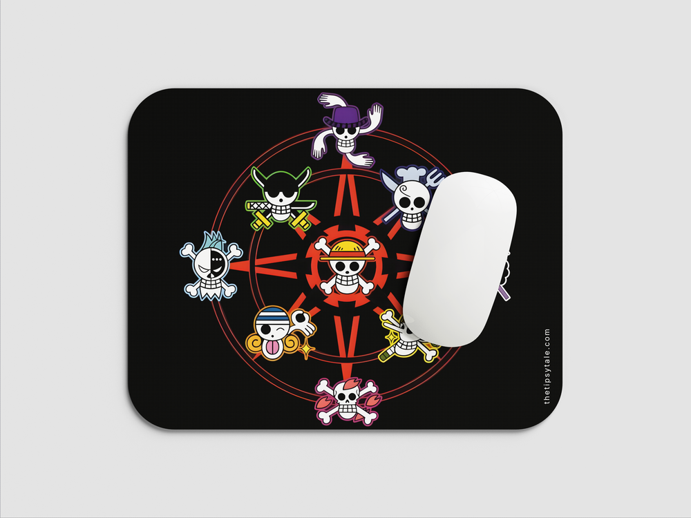 "STRAW HAT PIRATES" Mousepad Enhance Your Workspace with Style