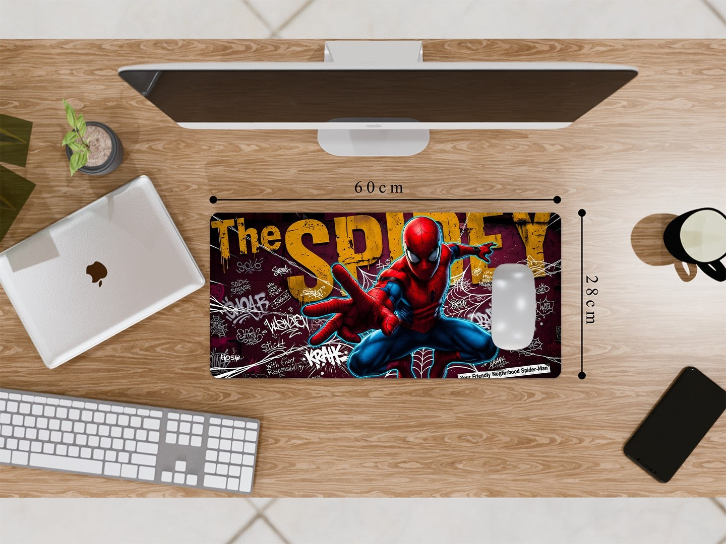 "THE SPIDEY- FRIENDLY NEIGHBOURHOOD" Gaming Mousepad Elevate Your Gaming Experience
