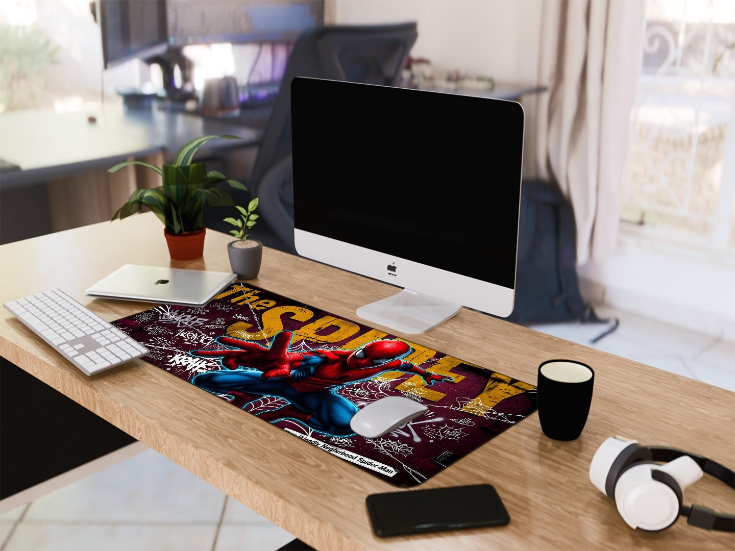 "THE SPIDEY- FRIENDLY NEIGHBOURHOOD" Gaming Mousepad Elevate Your Gaming Experience