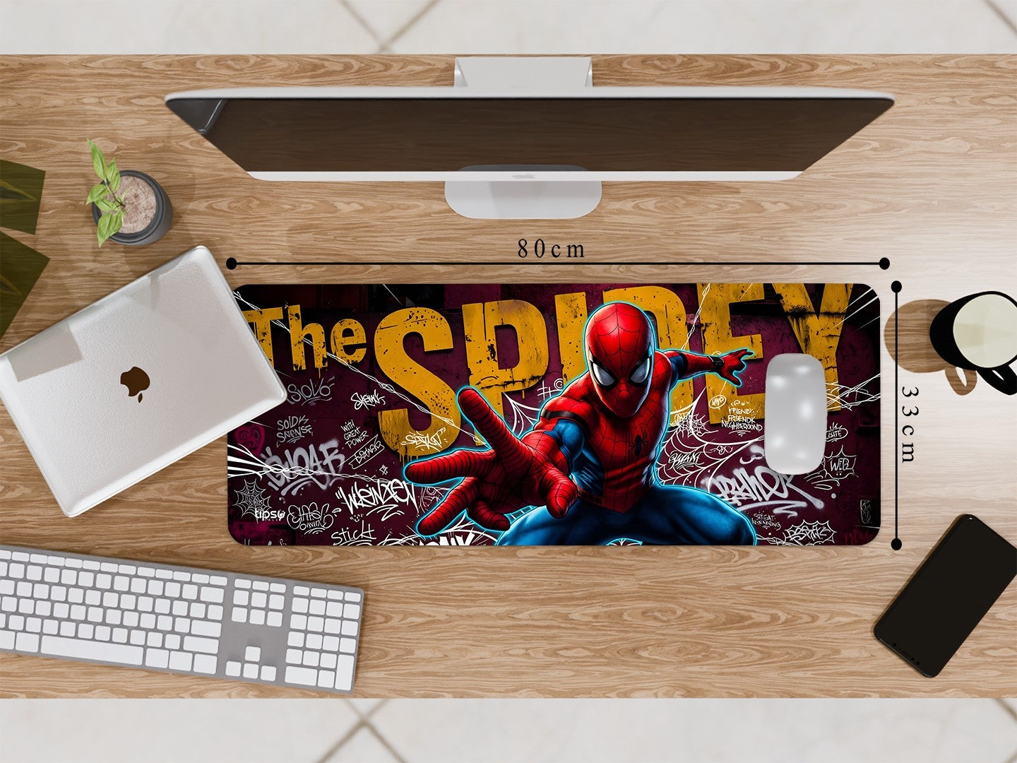 "THE SPIDEY- FRIENDLY NEIGHBOURHOOD" Gaming Mousepad Elevate Your Gaming Experience