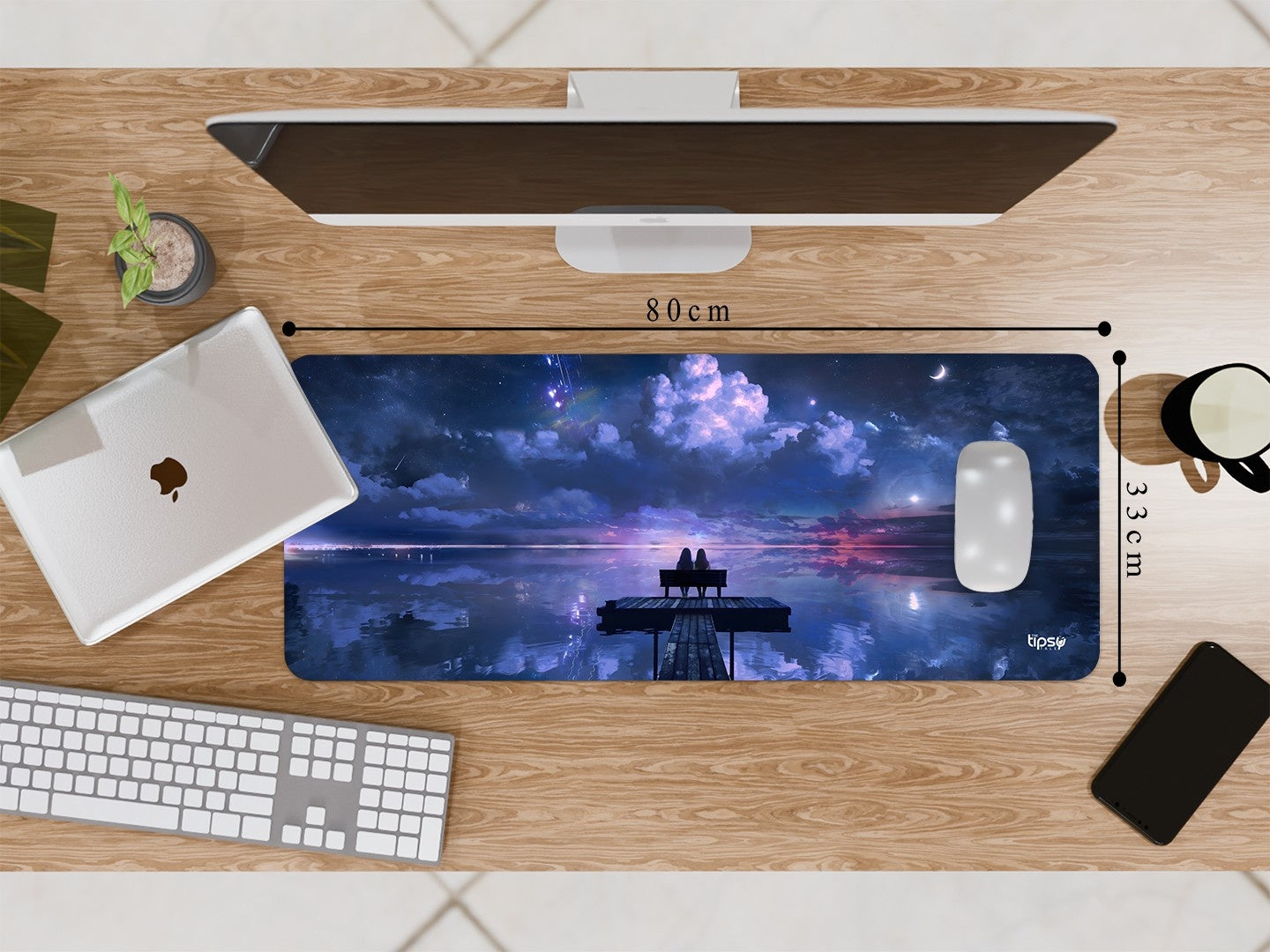 "PEACEFUL TIME " Gaming Mousepad Elevate Your Gaming Experience