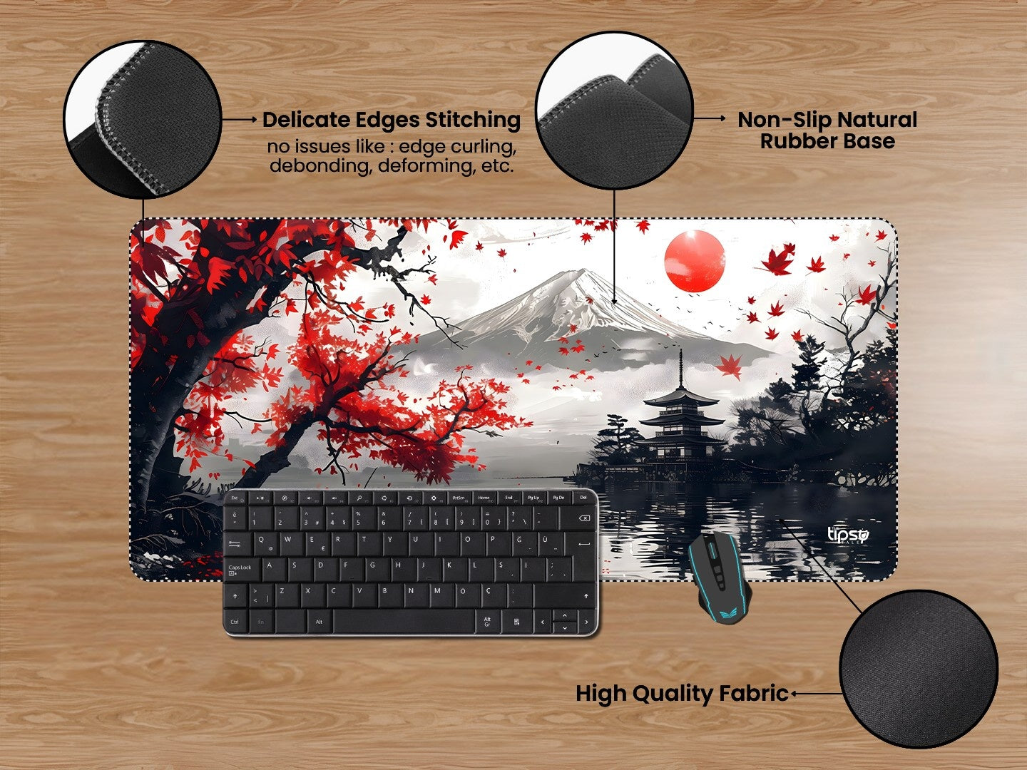 "JAPAN VIEW " Gaming Mousepad Elevate Your Gaming Experience
