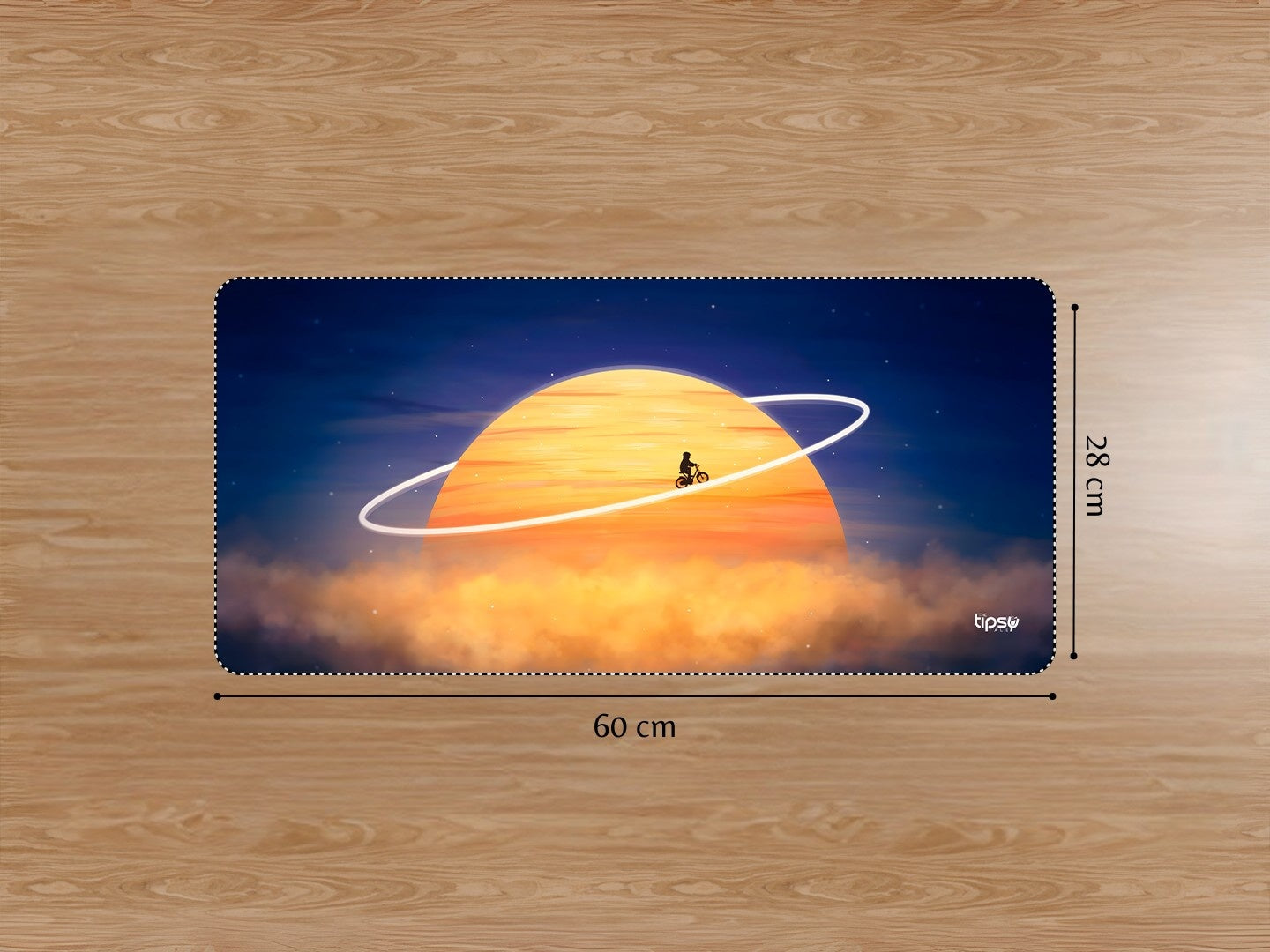 "CYCLE THE UNIVERSE" Gaming Mousepad Elevate Your Gaming Experience