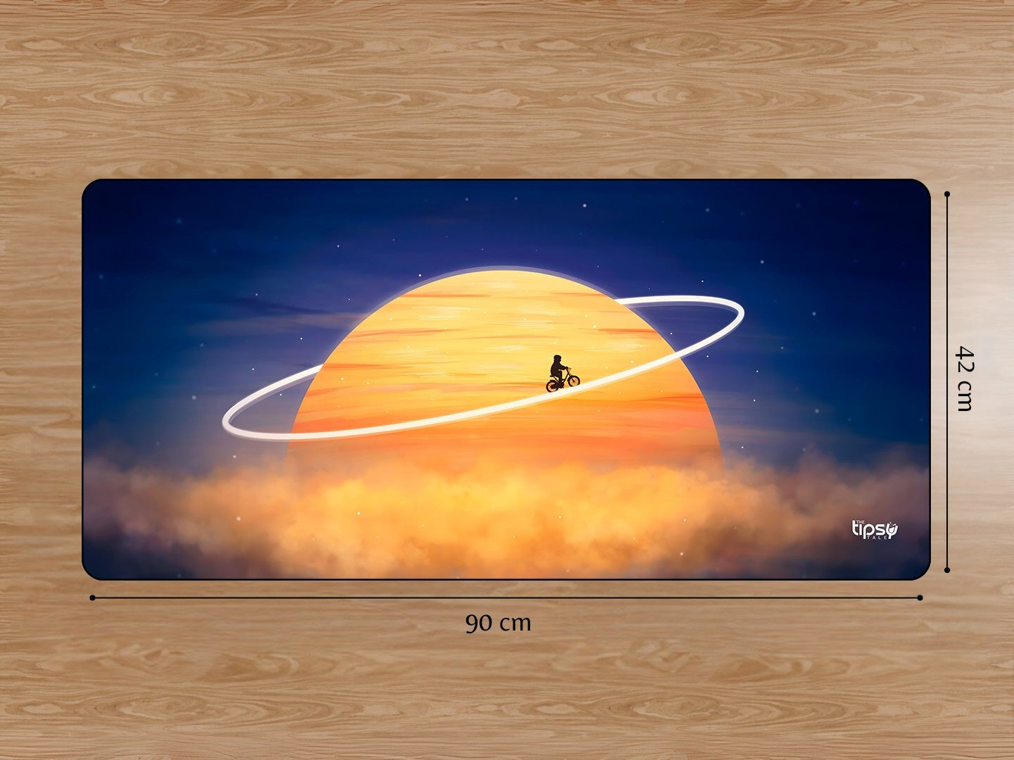 "CYCLE THE UNIVERSE" Gaming Mousepad Elevate Your Gaming Experience