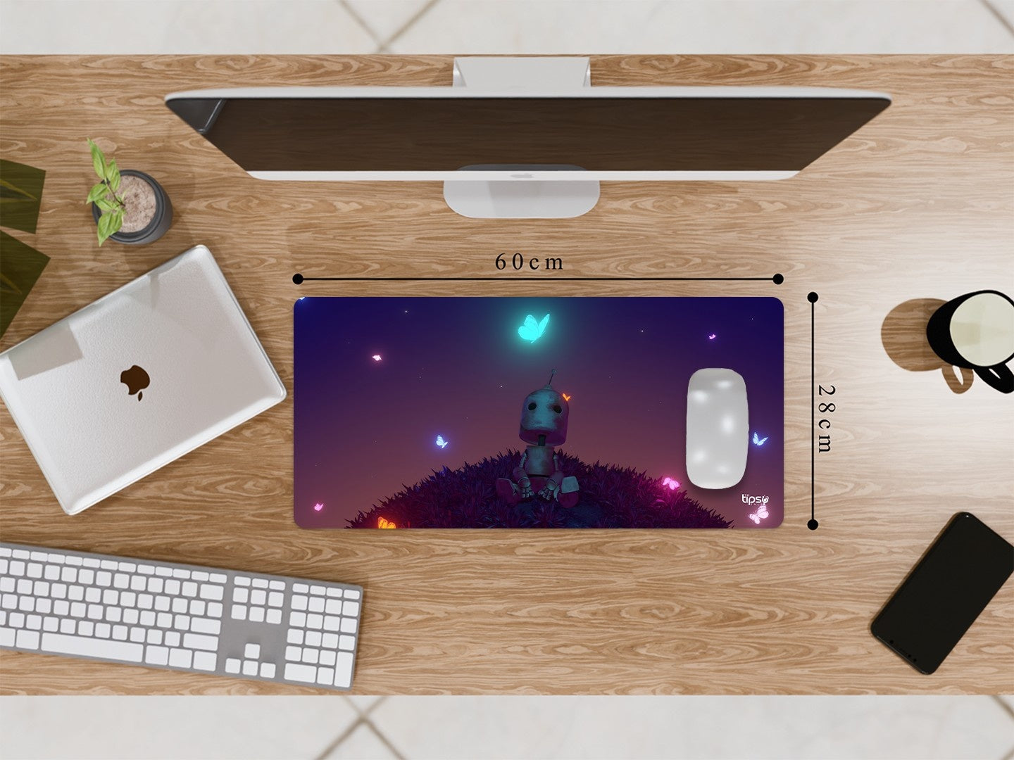 "ROBOT NATURE" Gaming Mousepad Elevate Your Gaming Experience