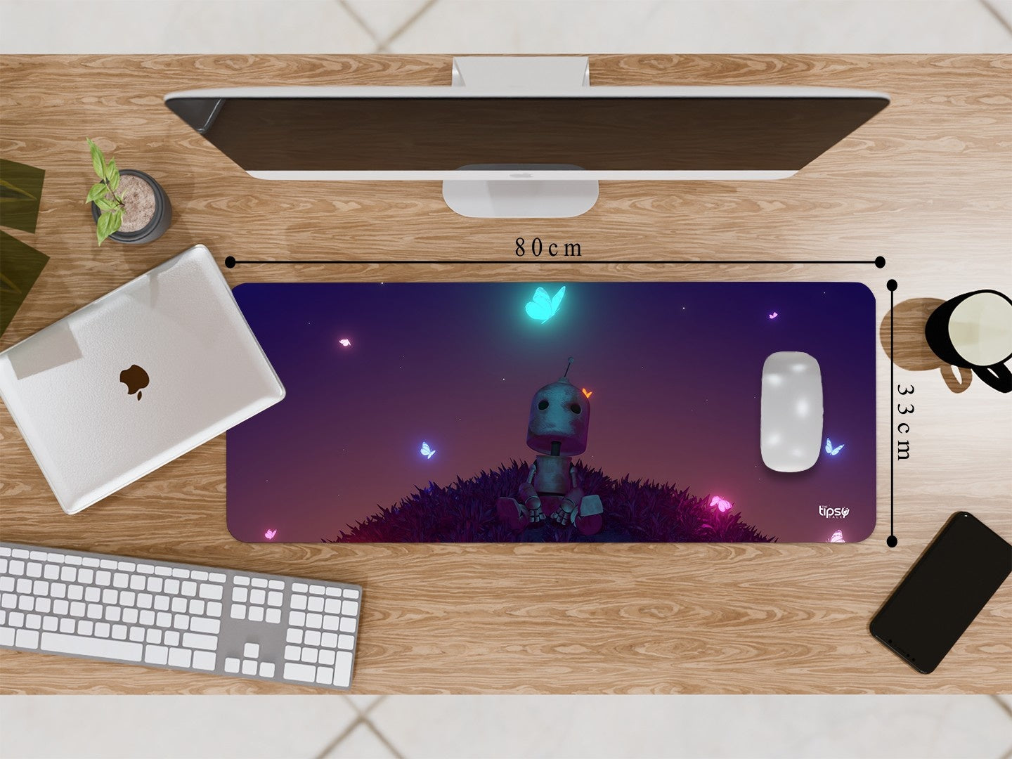 "ROBOT NATURE" Gaming Mousepad Elevate Your Gaming Experience