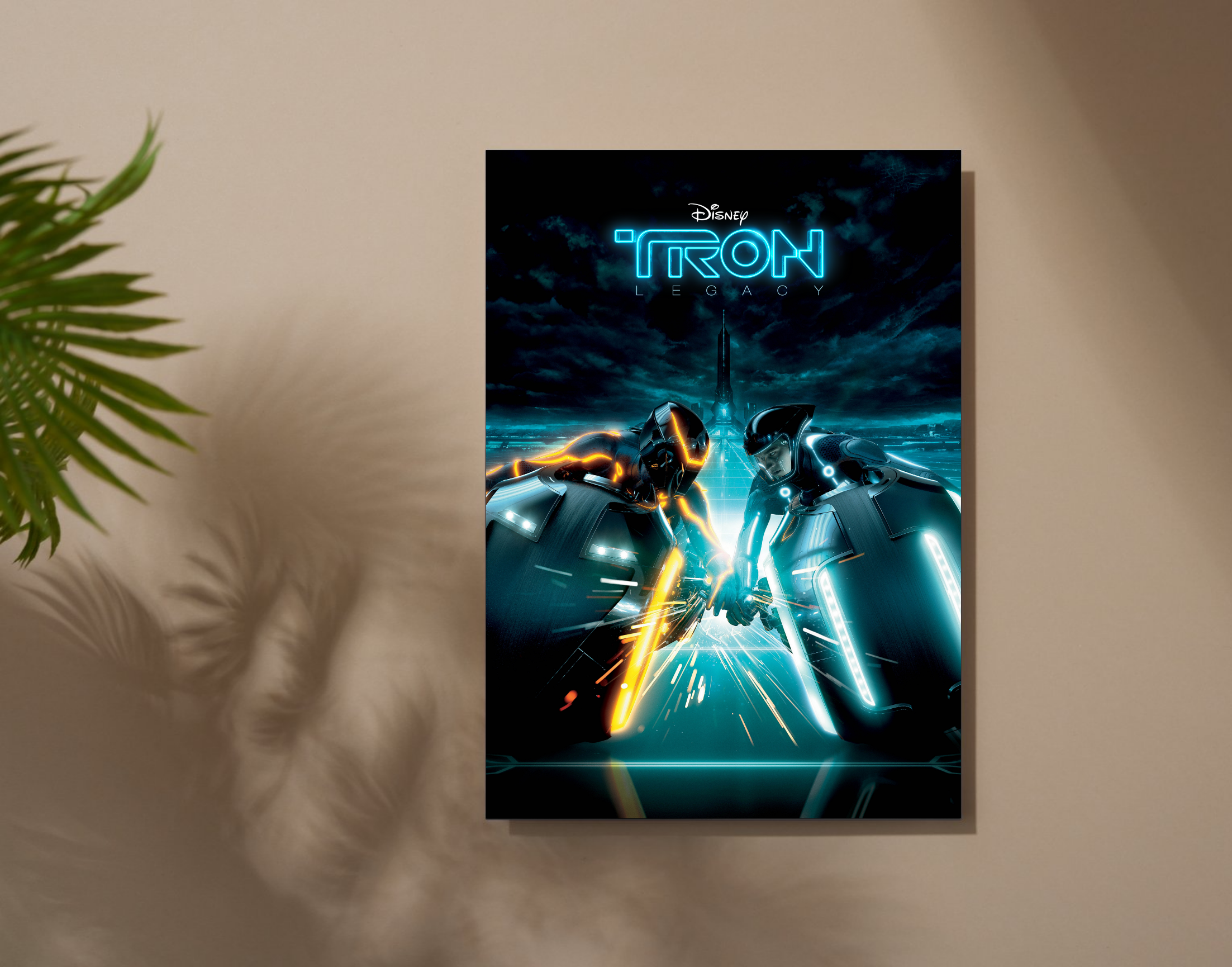 "TRON LEGACY : LAST LEVEL"- Shiny & Sturdy Metallic Poster Art That Pops & Sticks (Literally!)