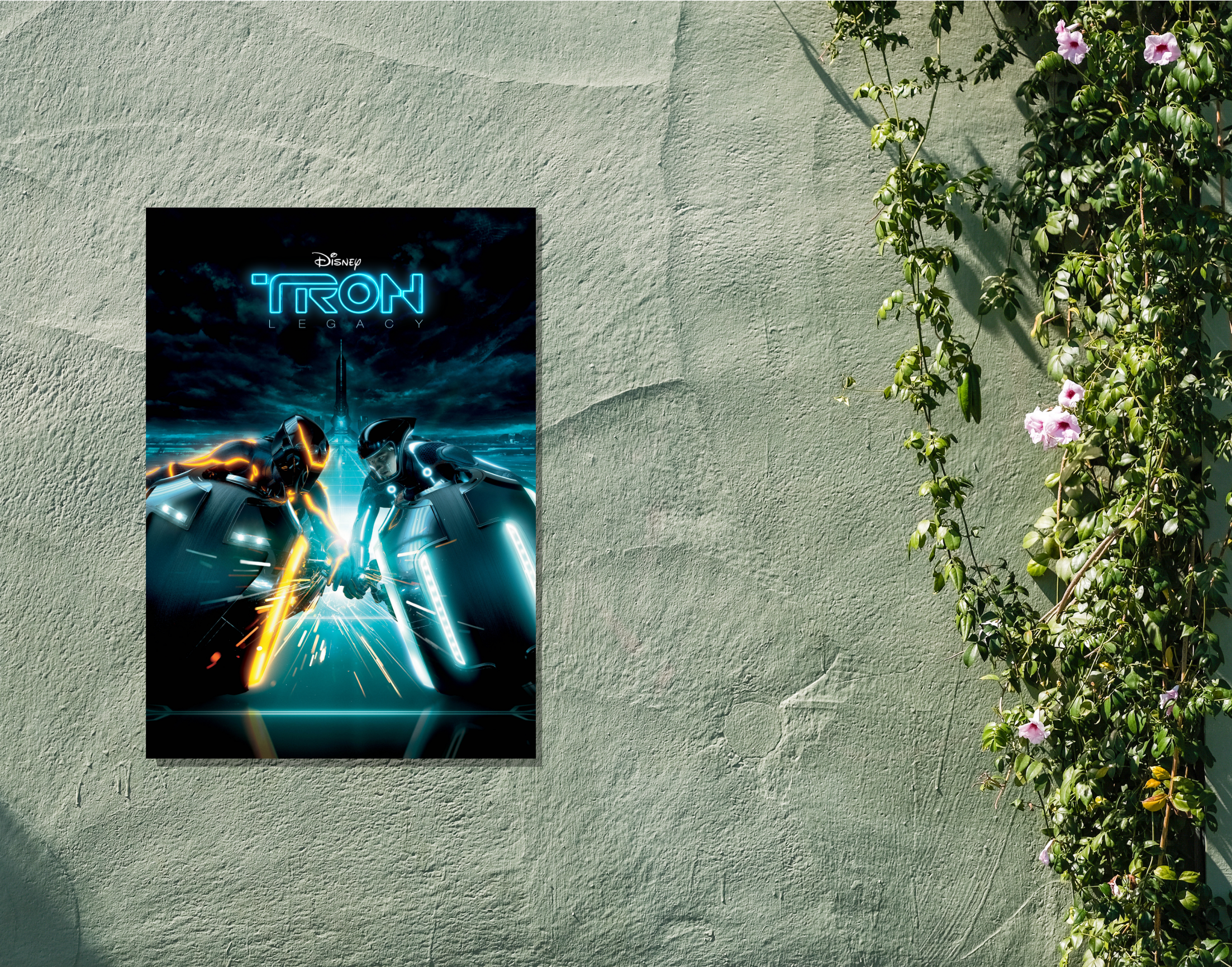 "TRON LEGACY : LAST LEVEL"- Shiny & Sturdy Metallic Poster Art That Pops & Sticks (Literally!)