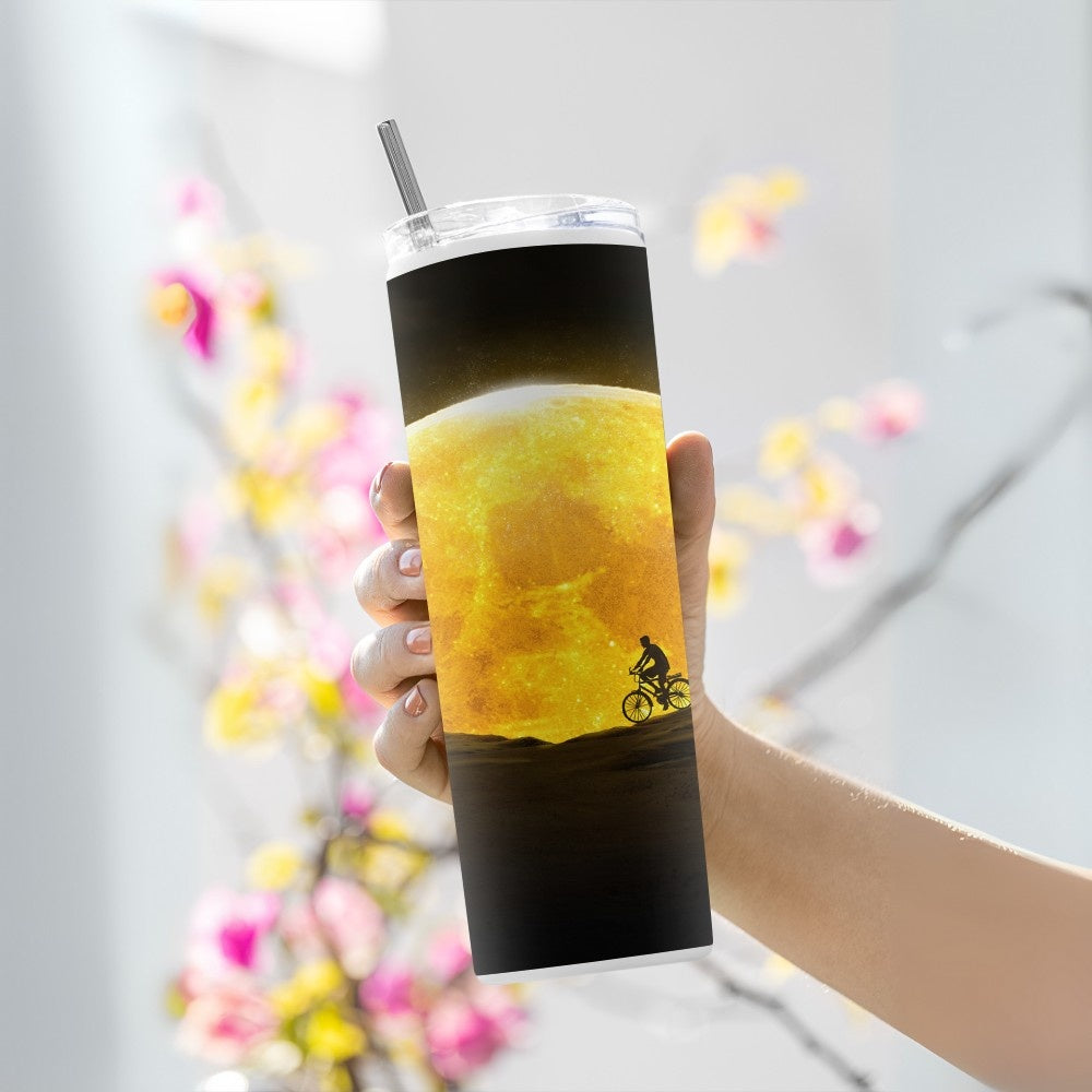 "Path Close to Universe" Tumbler with Metal Straw