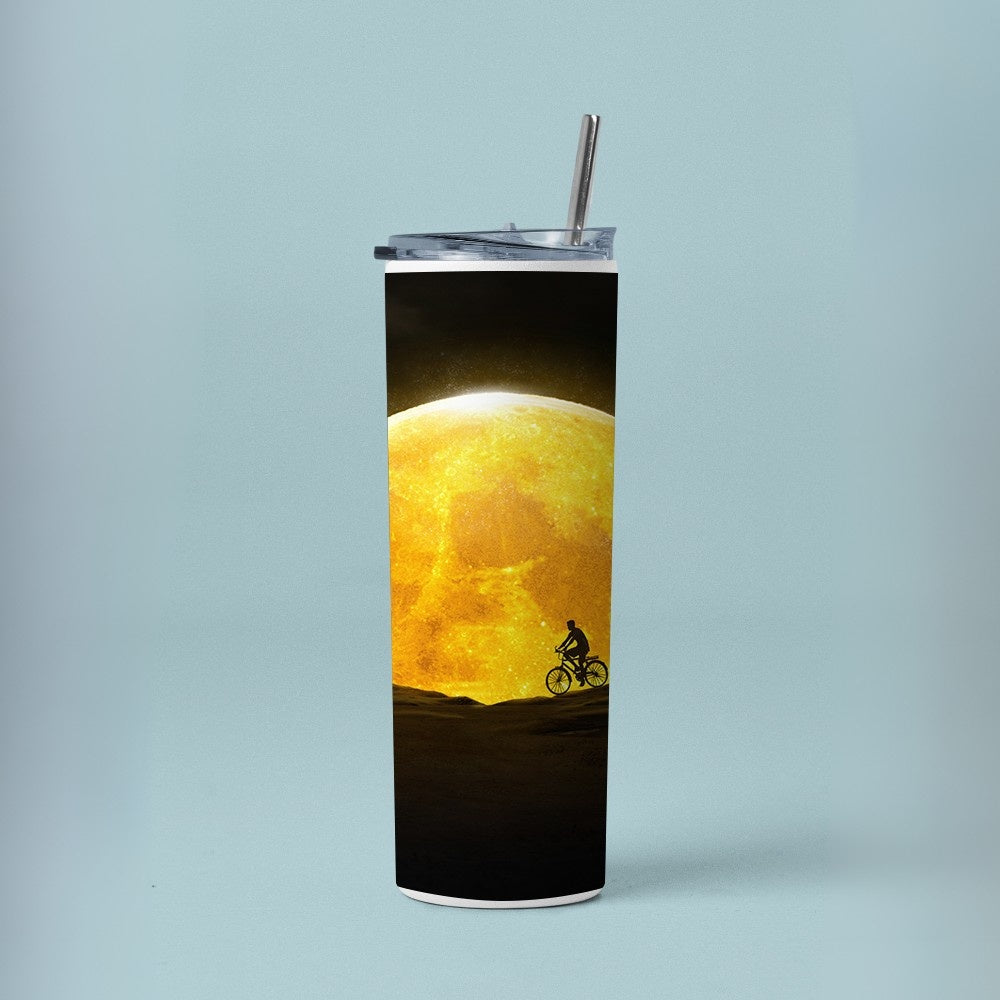 "Path Close to Universe" Tumbler with Metal Straw