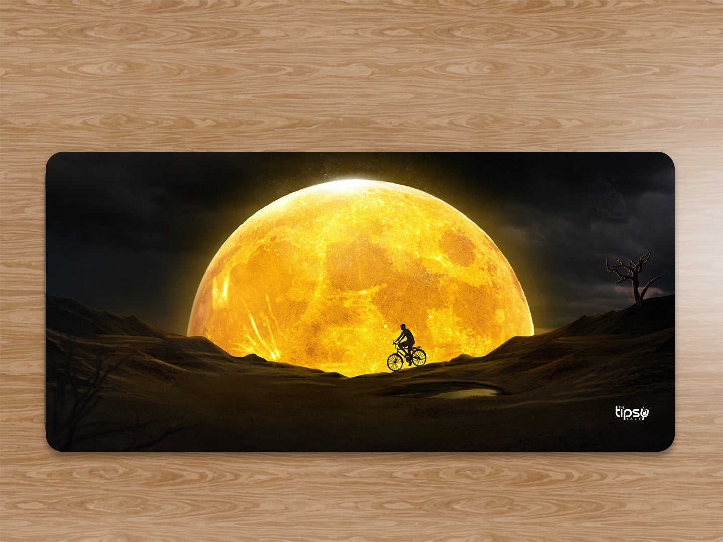"Cycle by the dessert" Gaming Mousepad Elevate Your Gaming Experience