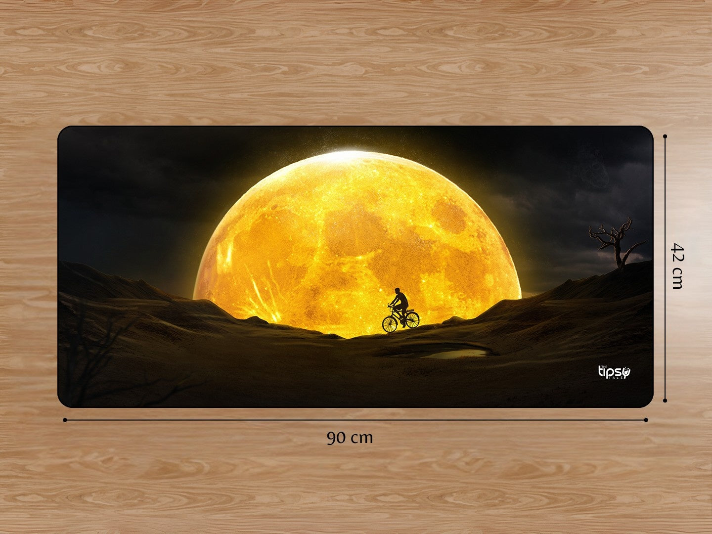 "Cycle by the dessert" Gaming Mousepad Elevate Your Gaming Experience