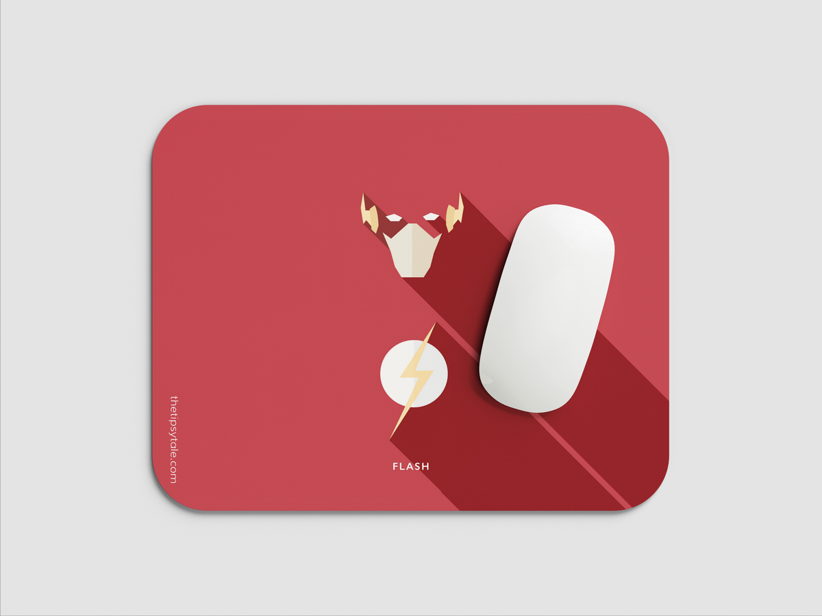 "FLASH - DC JL" Mousepad Enhance Your Workspace with Style
