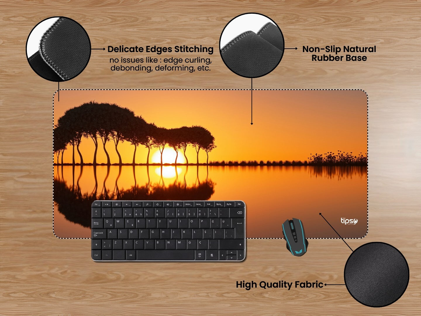 "Nature Guitar" Gaming Mousepad Elevate Your Gaming Experience