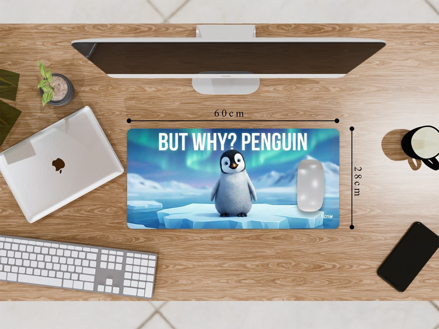 "Penguin - Cutie" Gaming Mousepad Elevate Your Gaming Experience