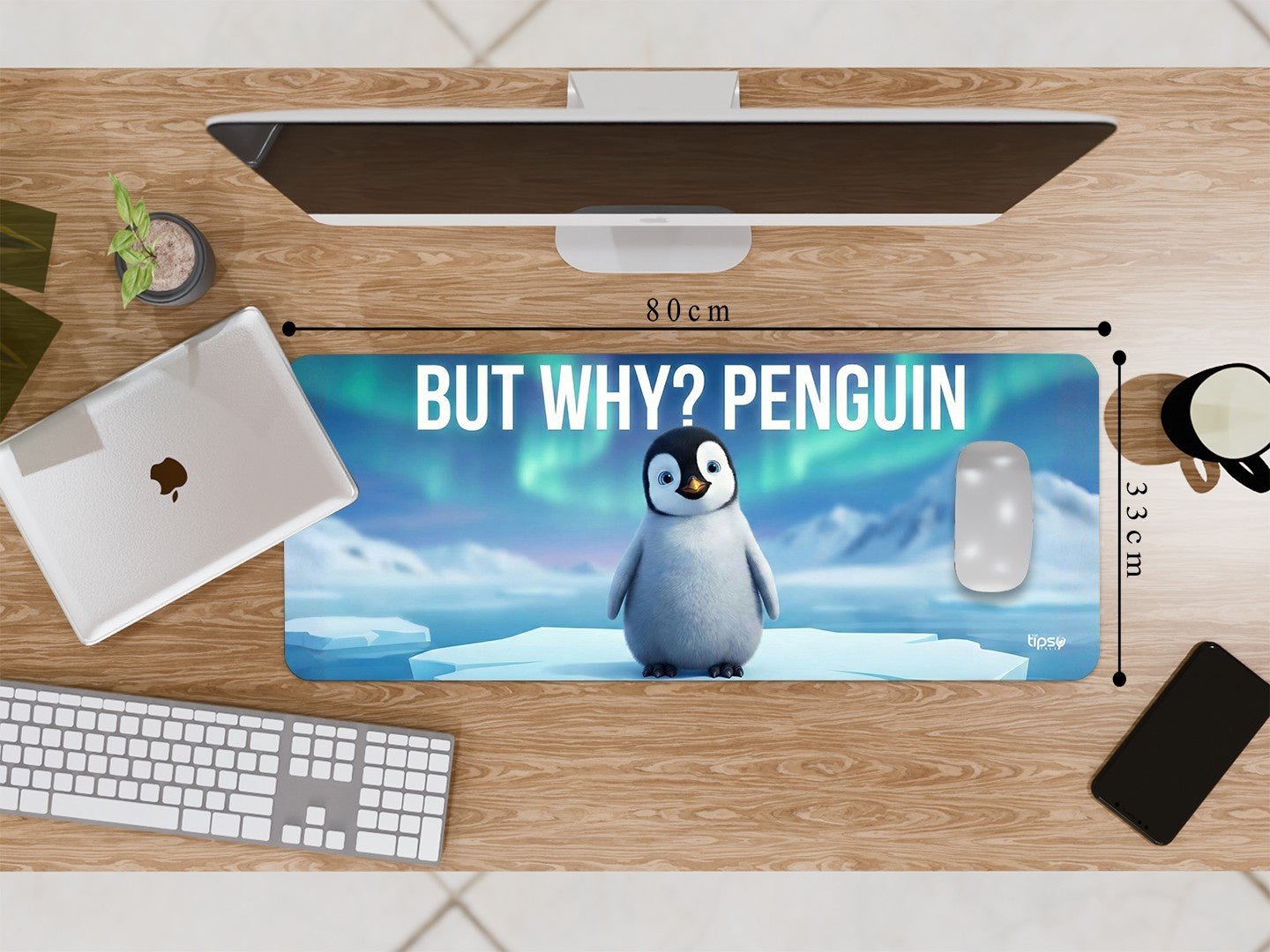 "Penguin - Cutie" Gaming Mousepad Elevate Your Gaming Experience