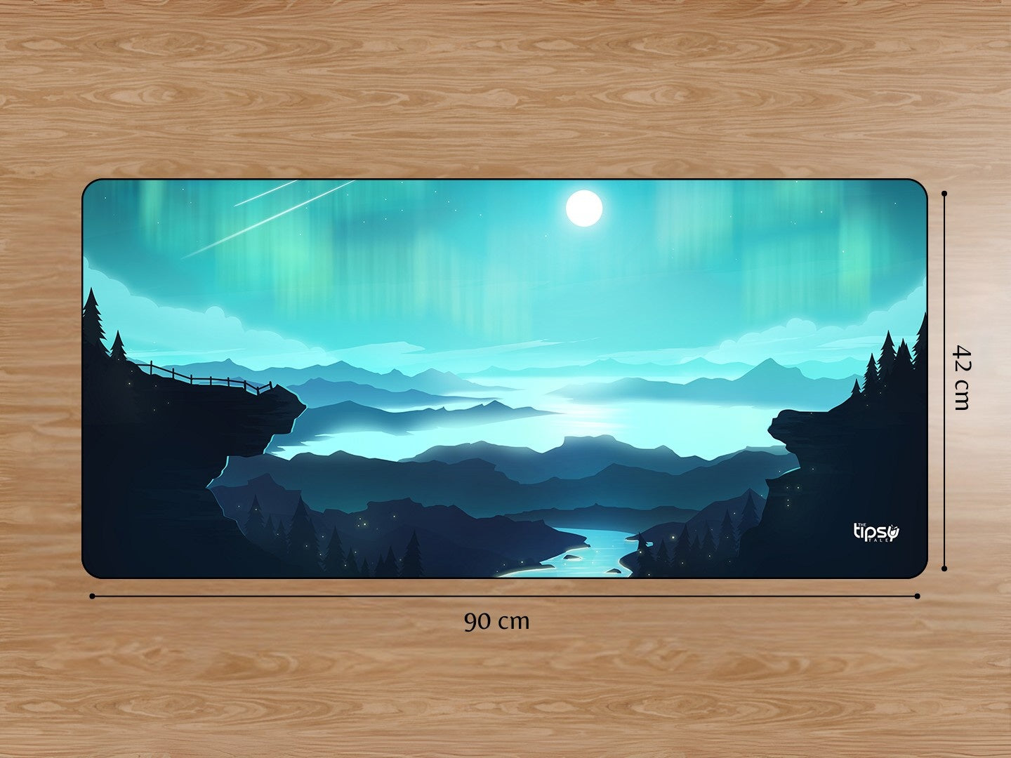 "AURORA BOREALIS" Gaming Mousepad Elevate Your Gaming Experience