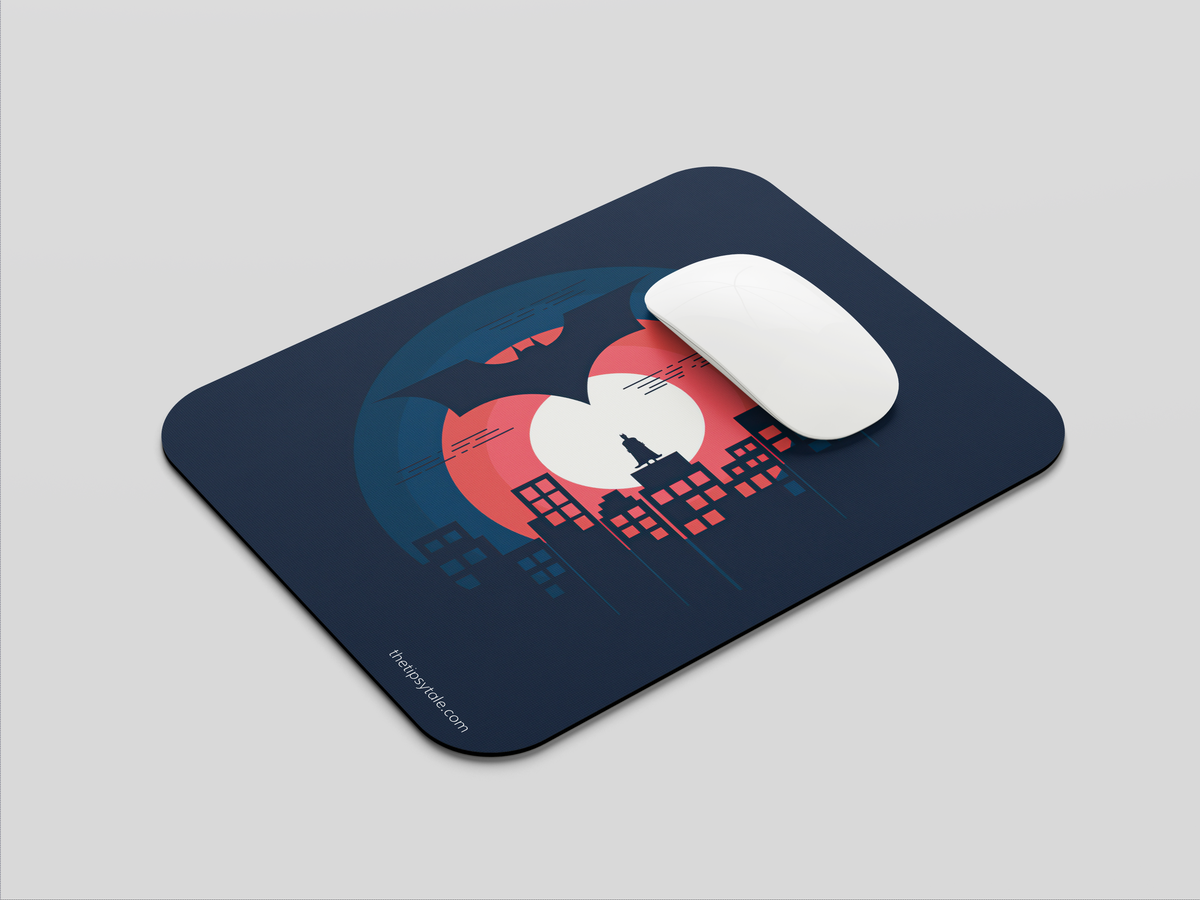 "BATMAN FROM BAT CAVE" Mousepad Enhance Your Workspace with Style