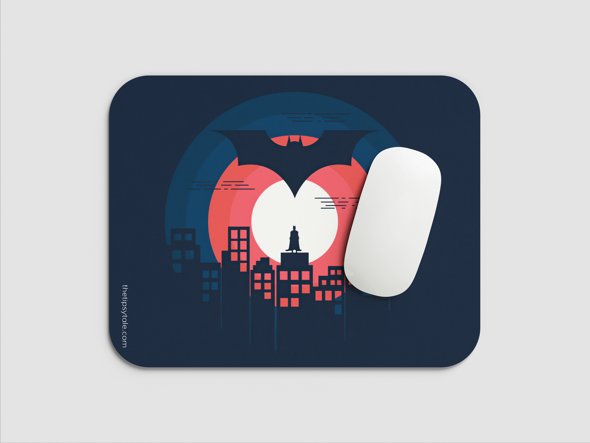 "BATMAN FROM BAT CAVE" Mousepad Enhance Your Workspace with Style