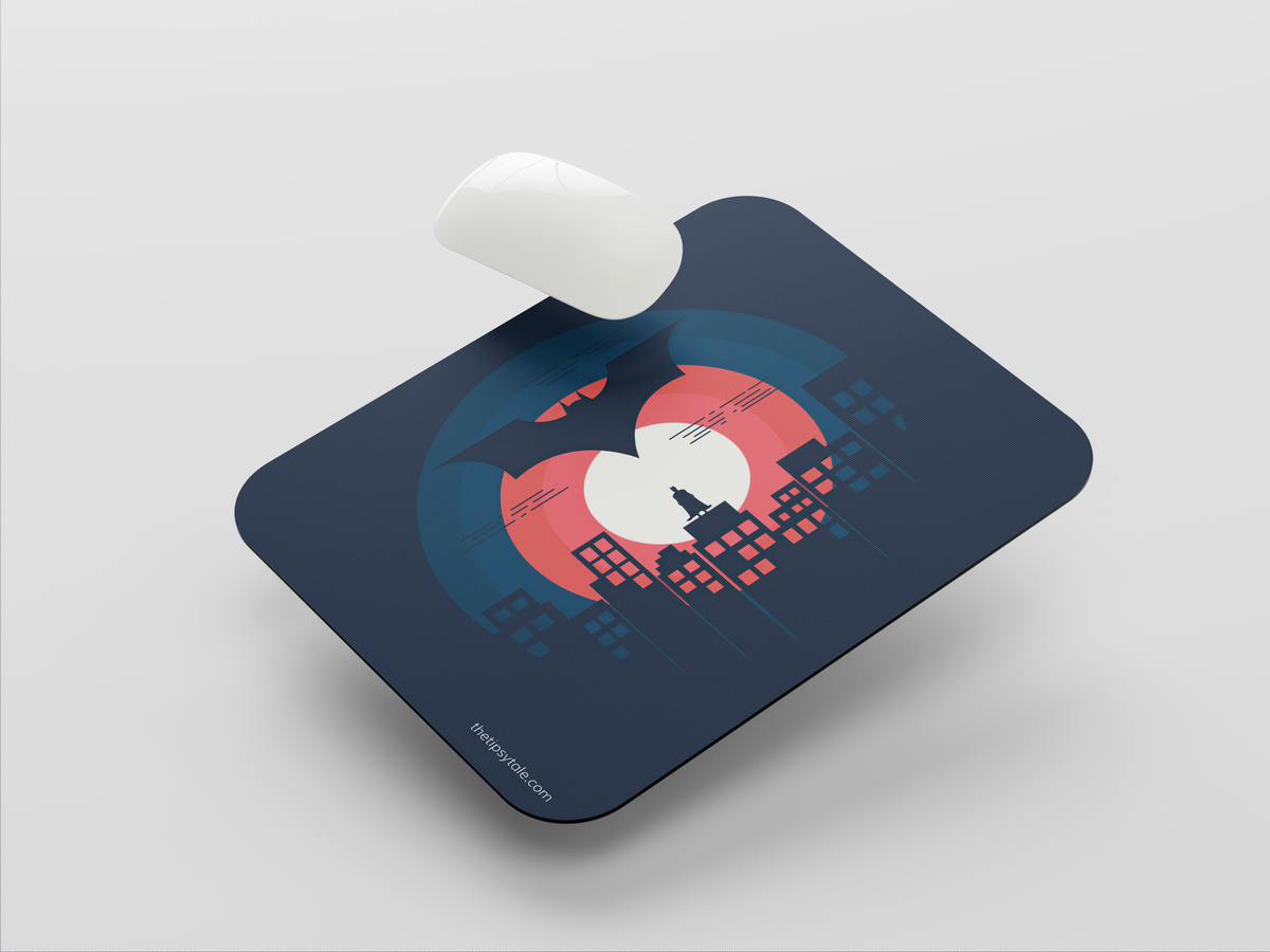"BATMAN FROM BAT CAVE" Mousepad Enhance Your Workspace with Style