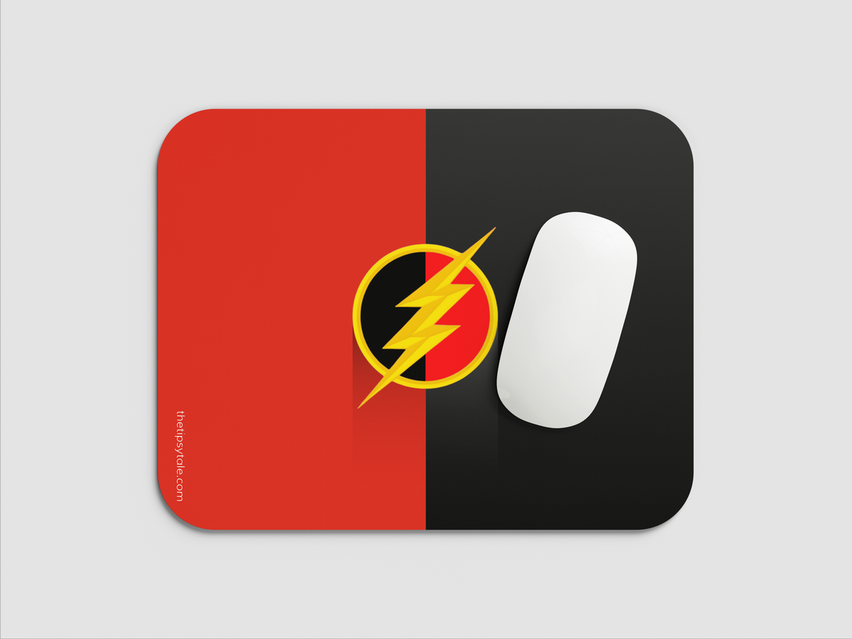 "FLASH - THE SYMBOL" Mousepad Enhance Your Workspace with Style