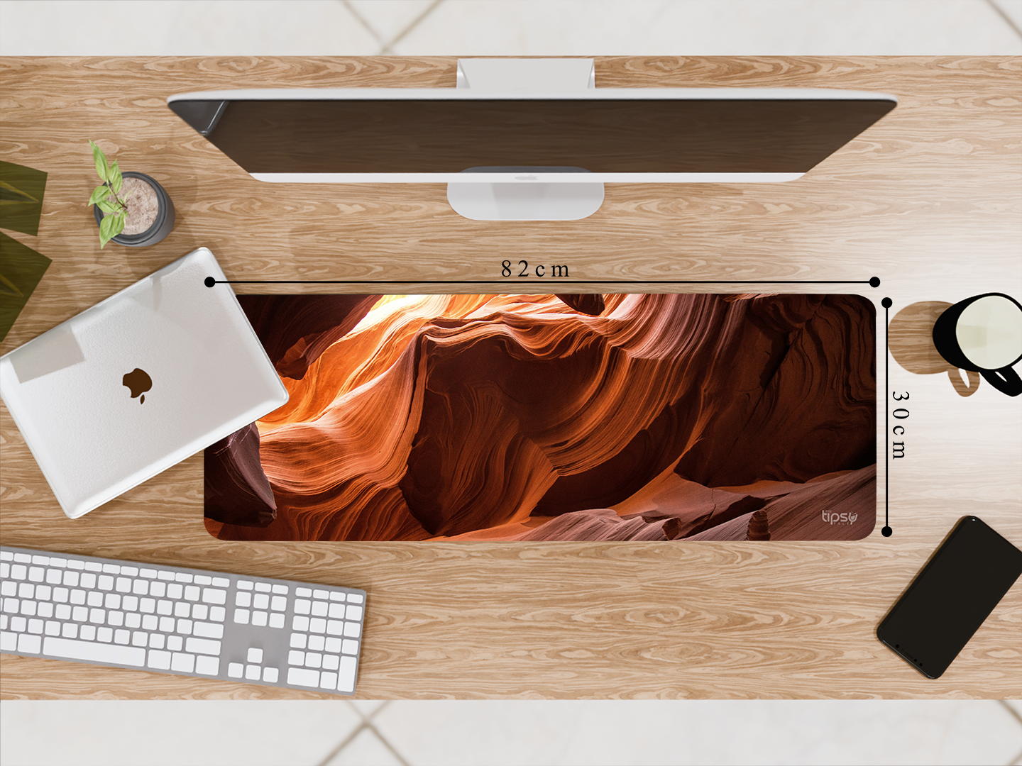 "Abstract Mountain Pattern" Gaming Mousepad – Elevate Your Gaming Experience