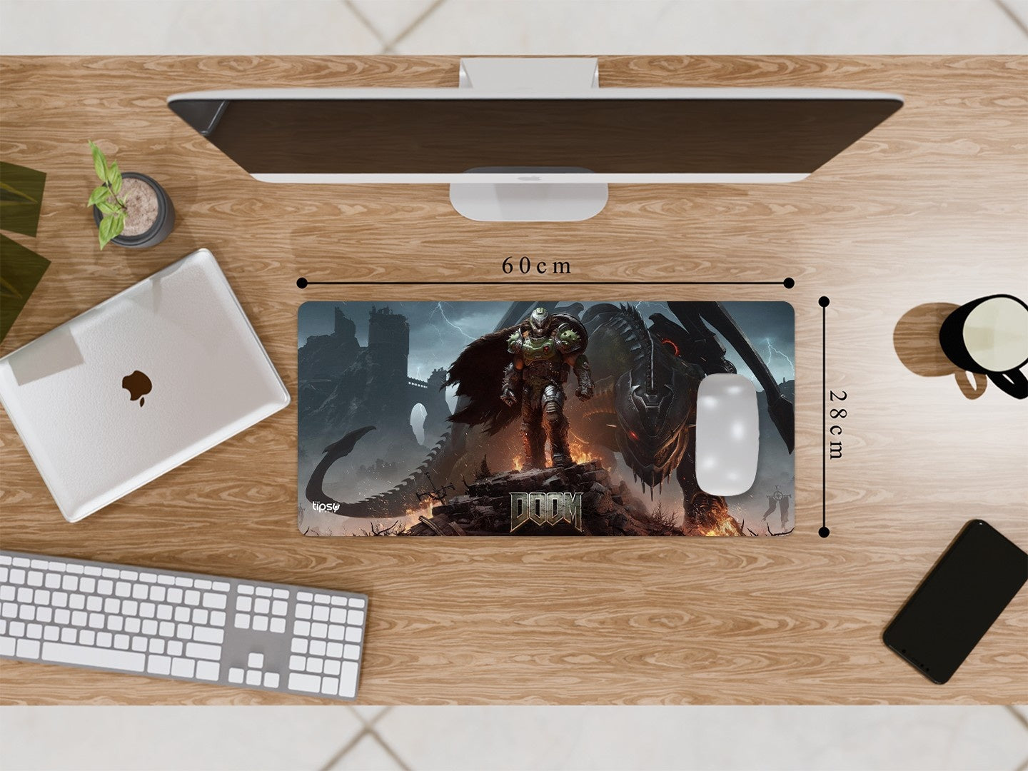 "DOOM - THE DARK DYNASTY" Gaming Mousepad Elevate Your Gaming Experience