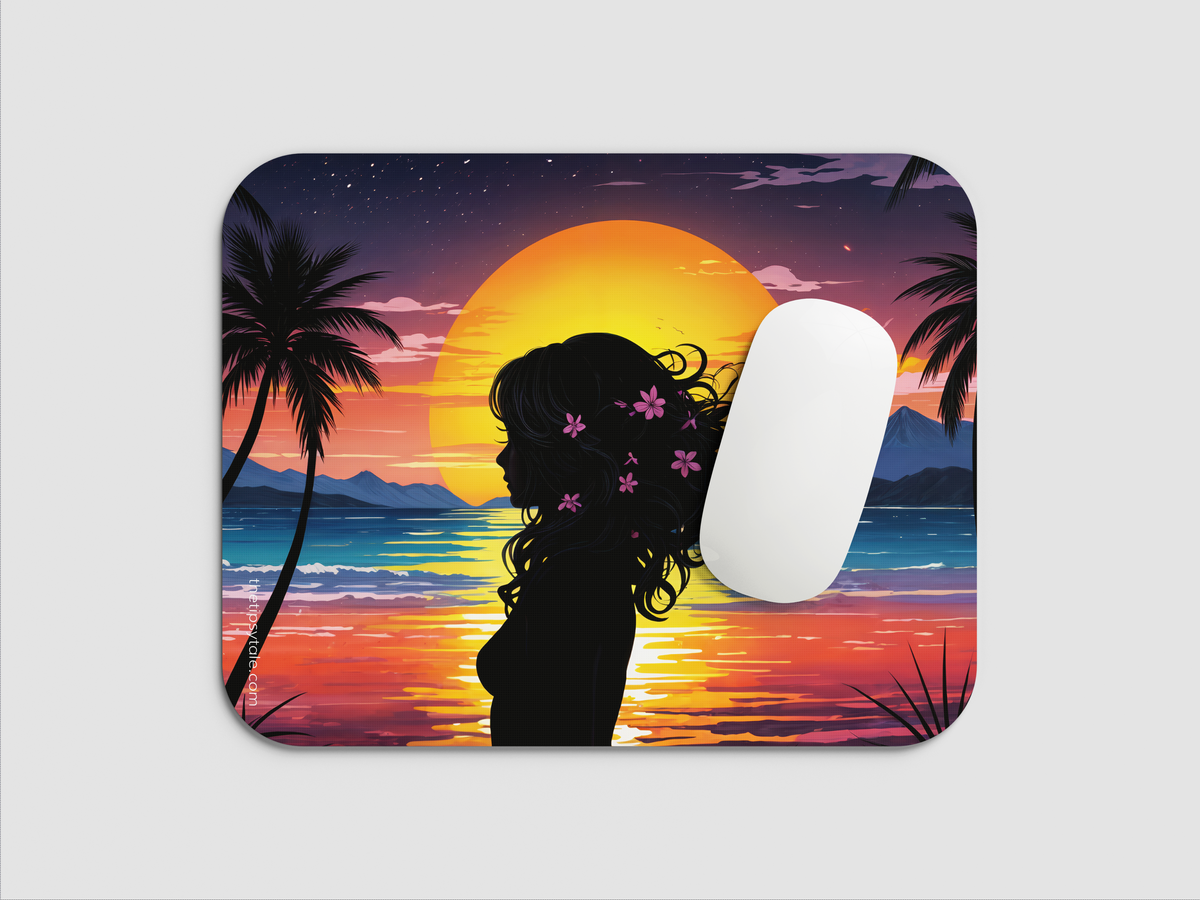 "WOMAN SHILHOUETTE " Mousepad Enhance Your Workspace with Style