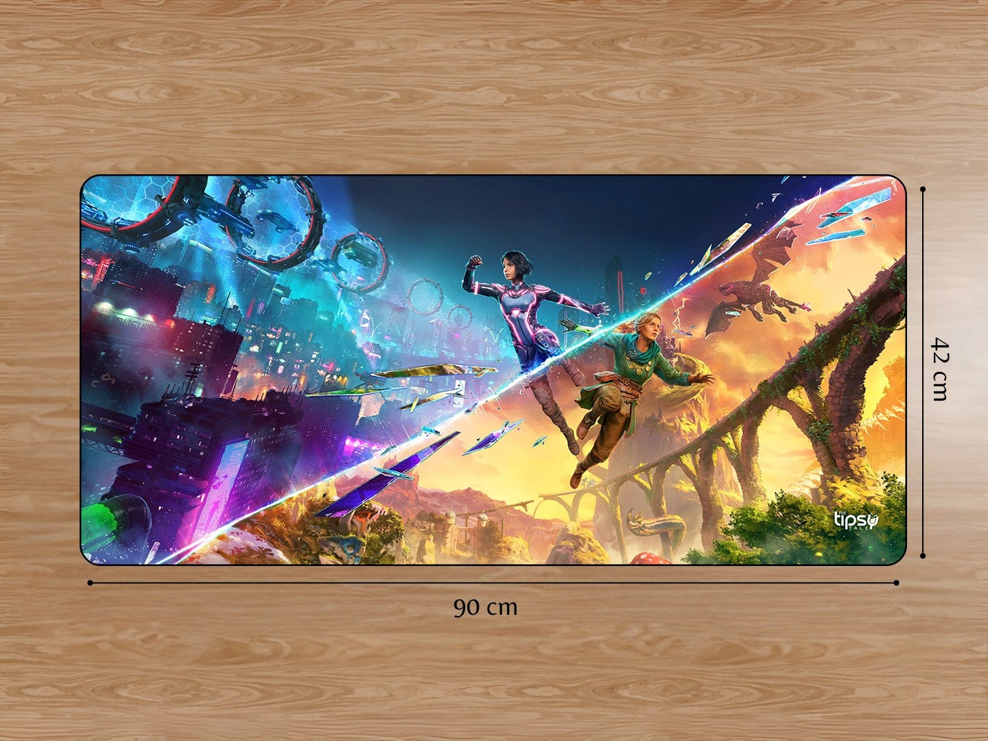 "SPLIT FICTION KEY" Gaming Mousepad Elevate Your Gaming Experience