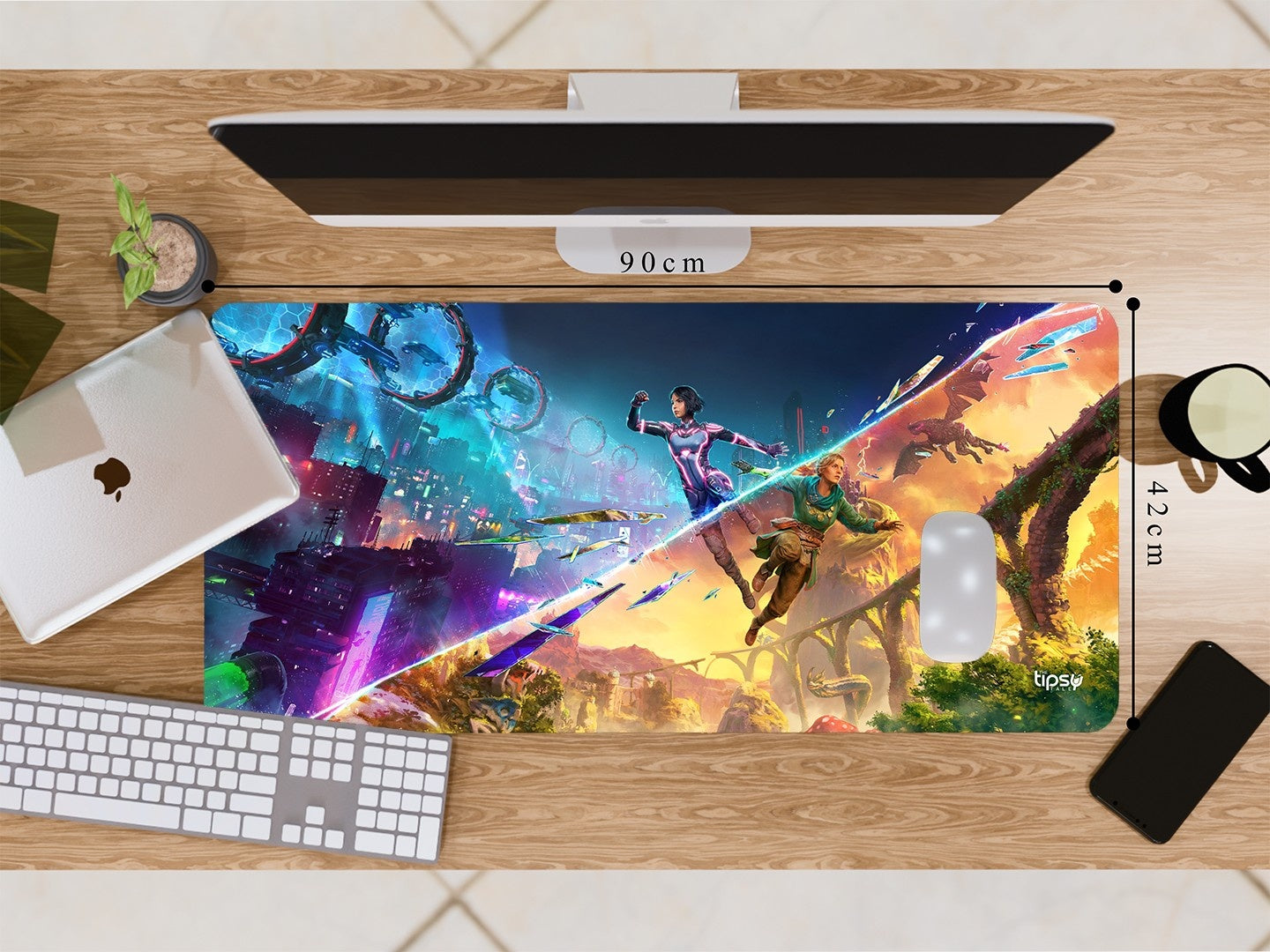 "SPLIT FICTION KEY" Gaming Mousepad Elevate Your Gaming Experience