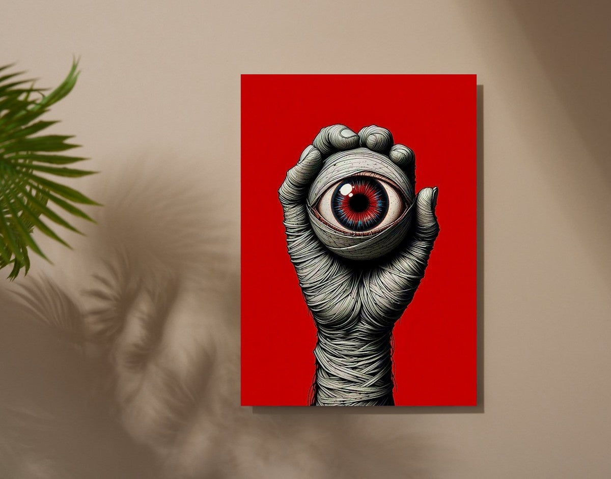 "Eye of Power"- Shiny & Sturdy Metallic Poster Art That Pops & Sticks