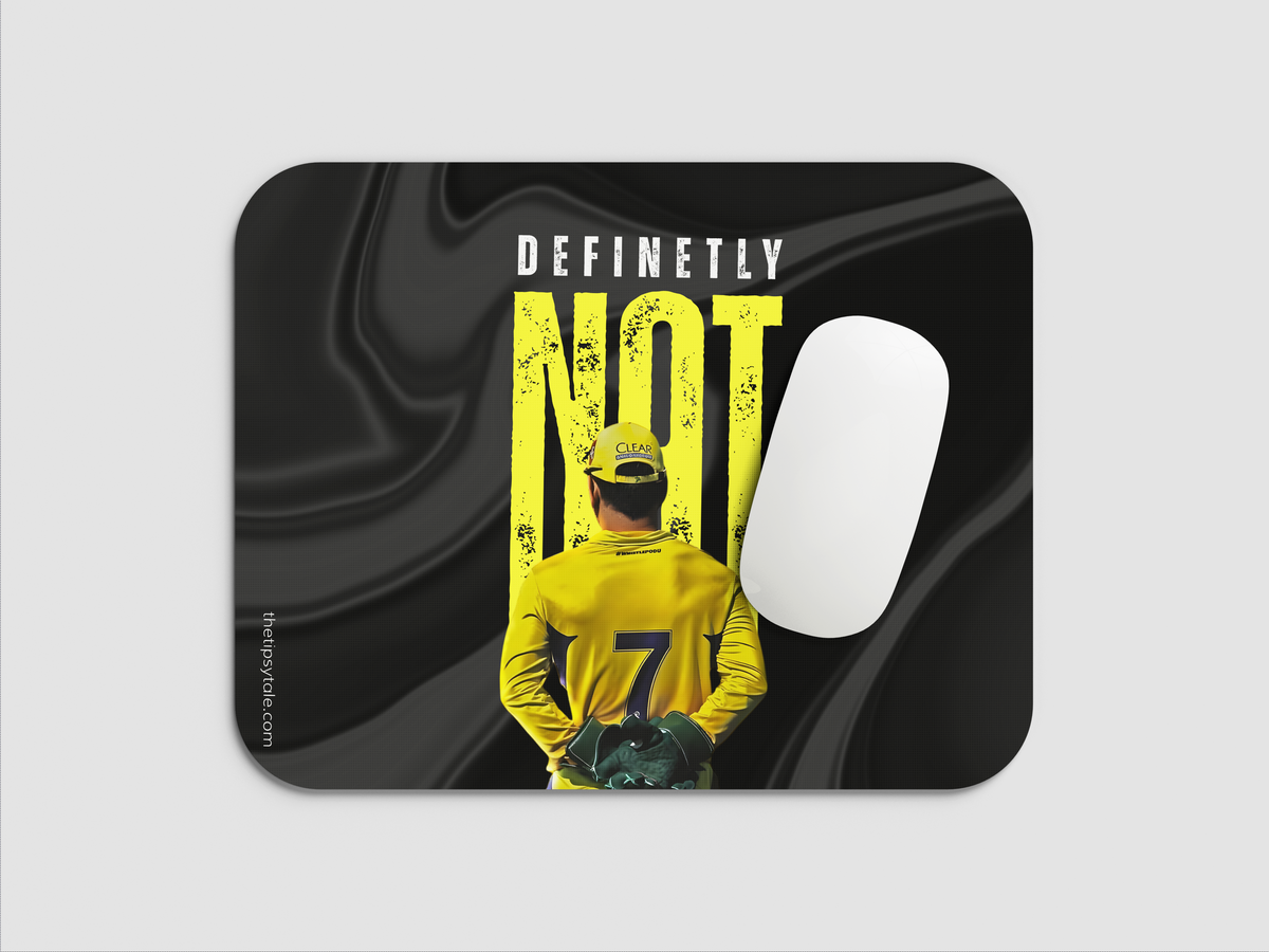 "DEFINETLY NOT - GOT" Mousepad Enhance Your Workspace with Style