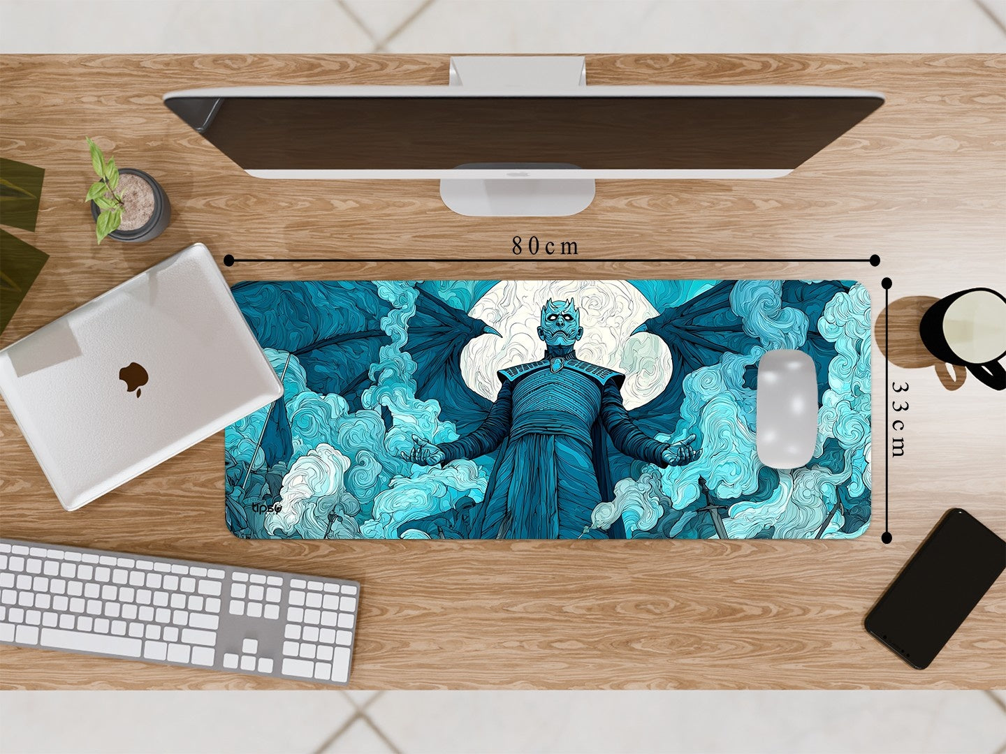 "THE NIGHT KING - GOT" Gaming Mousepad Elevate Your Gaming Experience