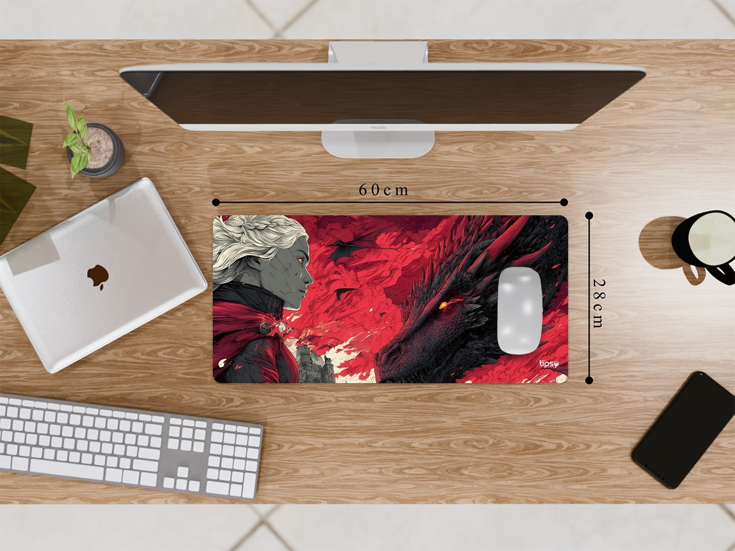 "GAME OF THRONES- DRAGON QUEEN" Gaming Mousepad Elevate Your Gaming Experience
