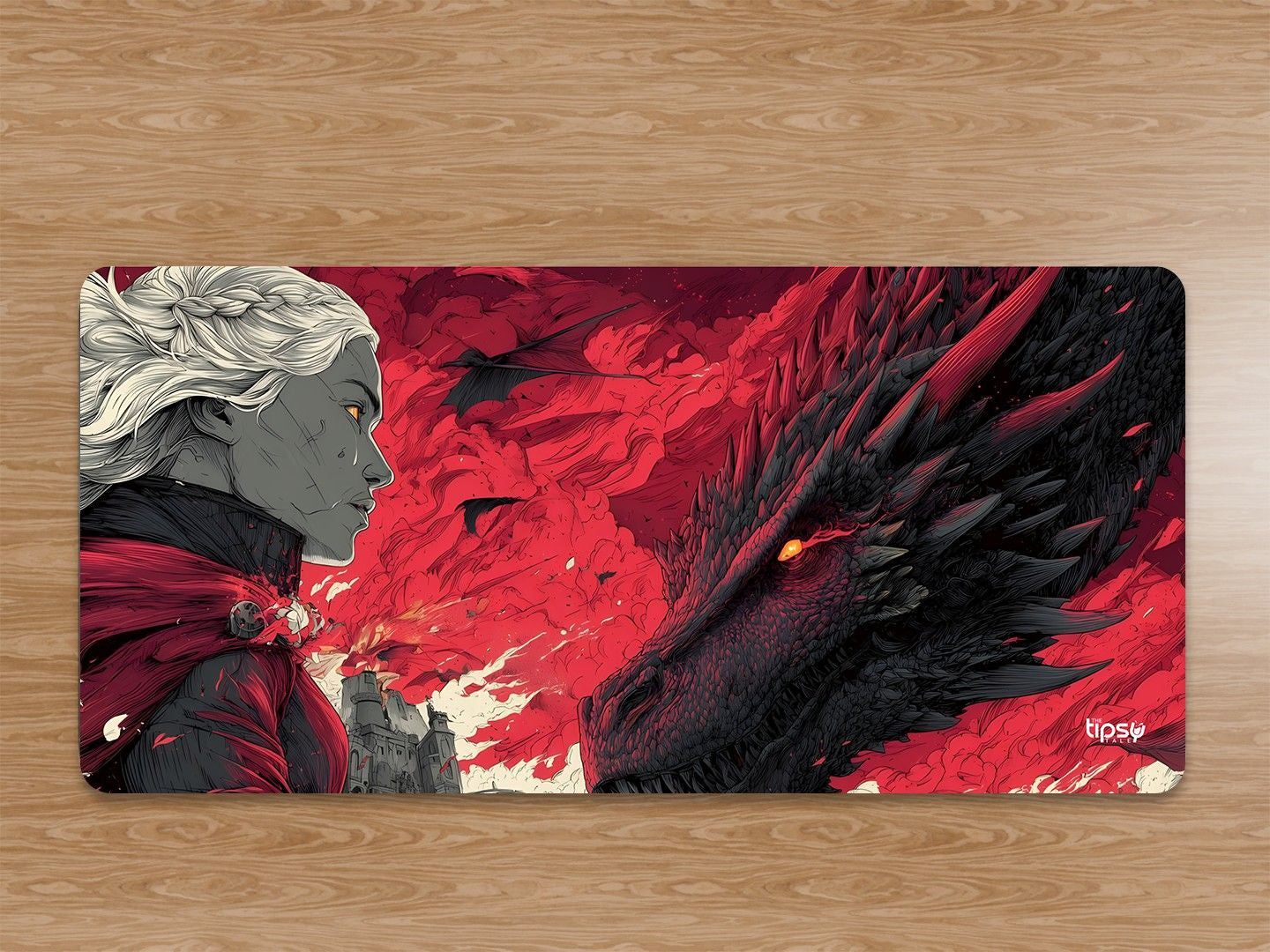 "GAME OF THRONES- DRAGON QUEEN" Gaming Mousepad Elevate Your Gaming Experience