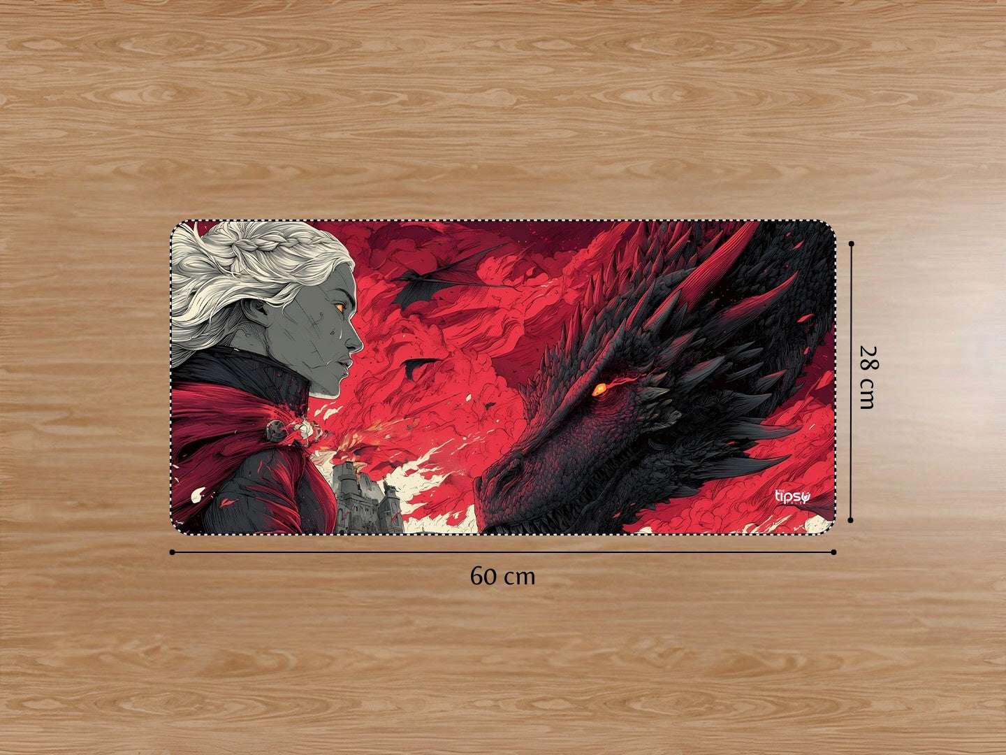 "GAME OF THRONES- DRAGON QUEEN" Gaming Mousepad Elevate Your Gaming Experience