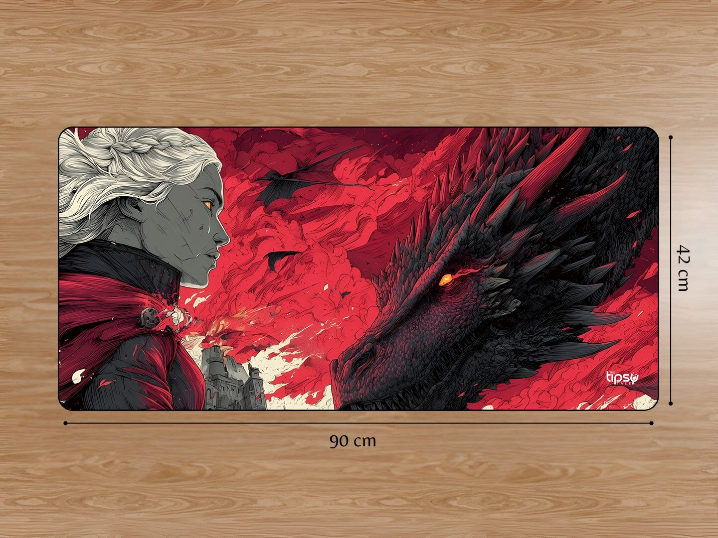 "GAME OF THRONES- DRAGON QUEEN" Gaming Mousepad Elevate Your Gaming Experience