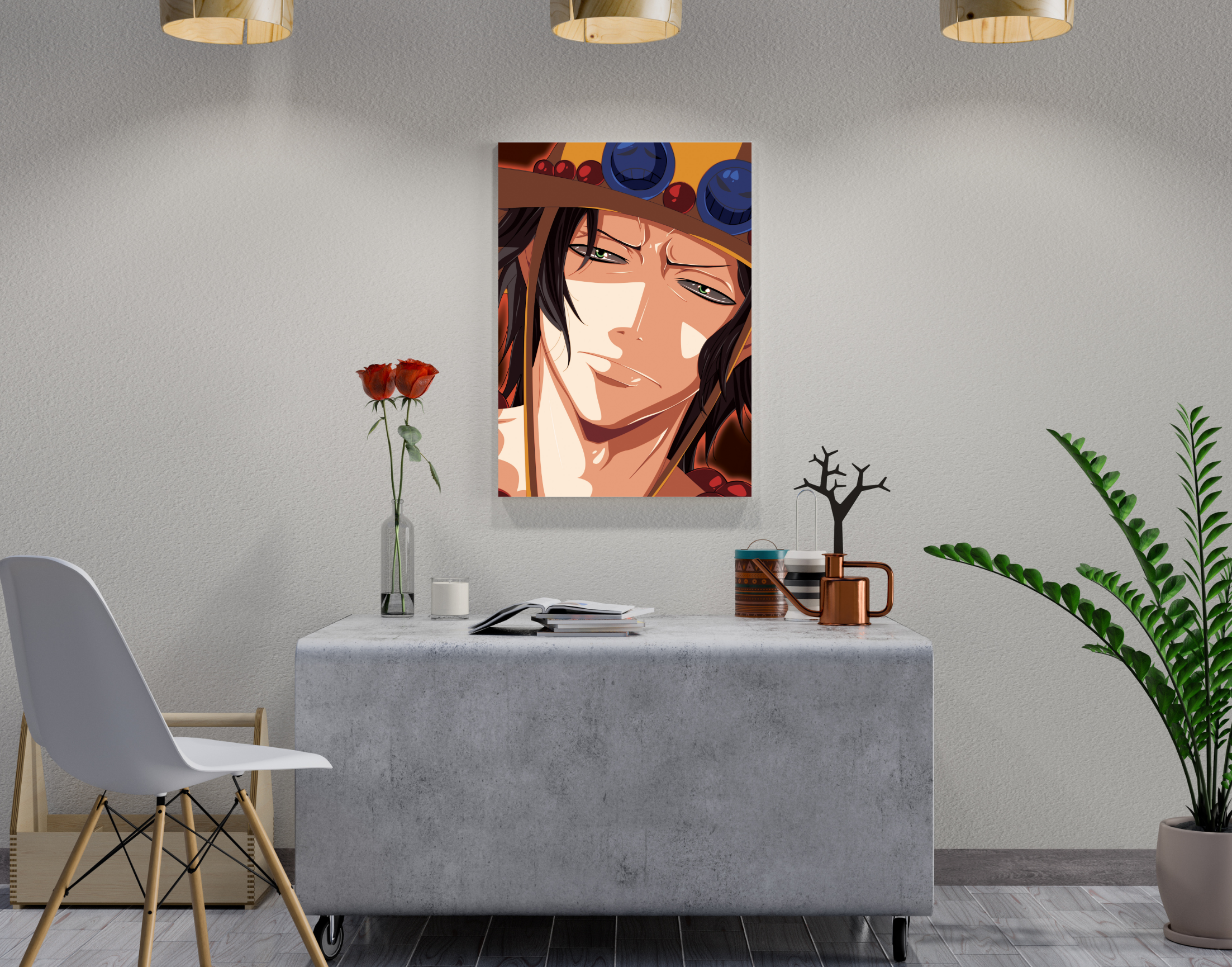 "ON PIECE : ZORO"- Shiny & Sturdy Metallic Poster Art That Pops & Sticks (Literally!)