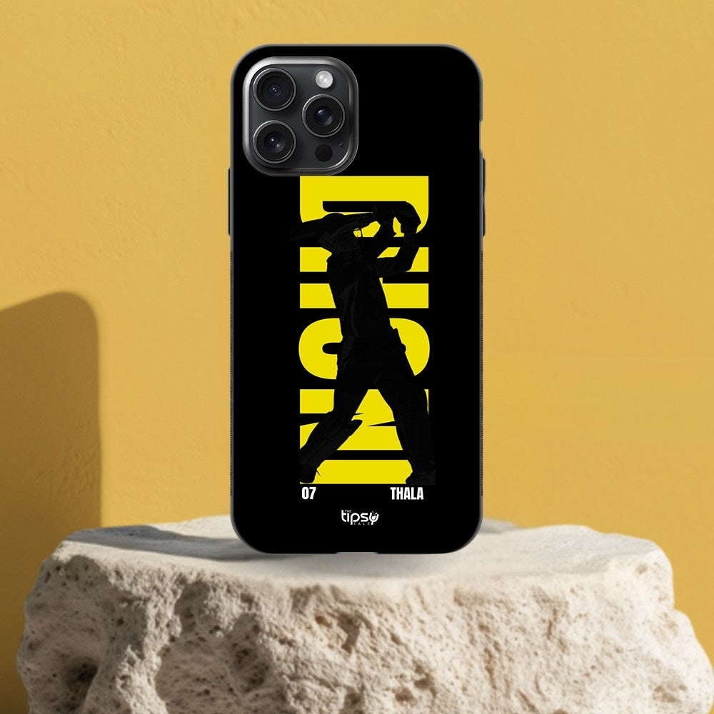 "CRICKET FANBASE: 7 THALA MS DHONI" -Mobile Covers Shock Resistant, Slim & Stylish Cases
