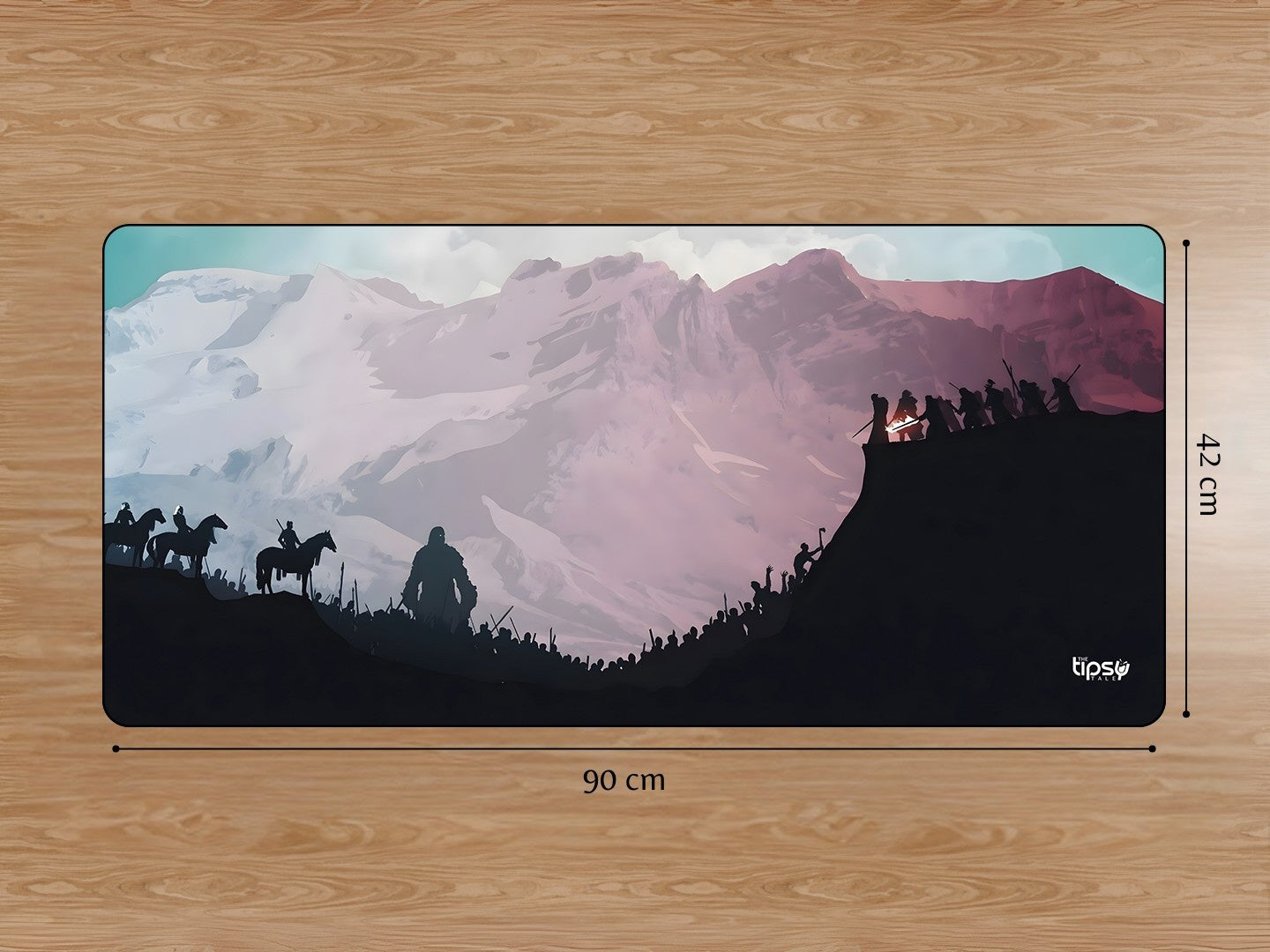 "THE NORTH REMEMBERS " Gaming Mousepad Elevate Your Gaming Experience