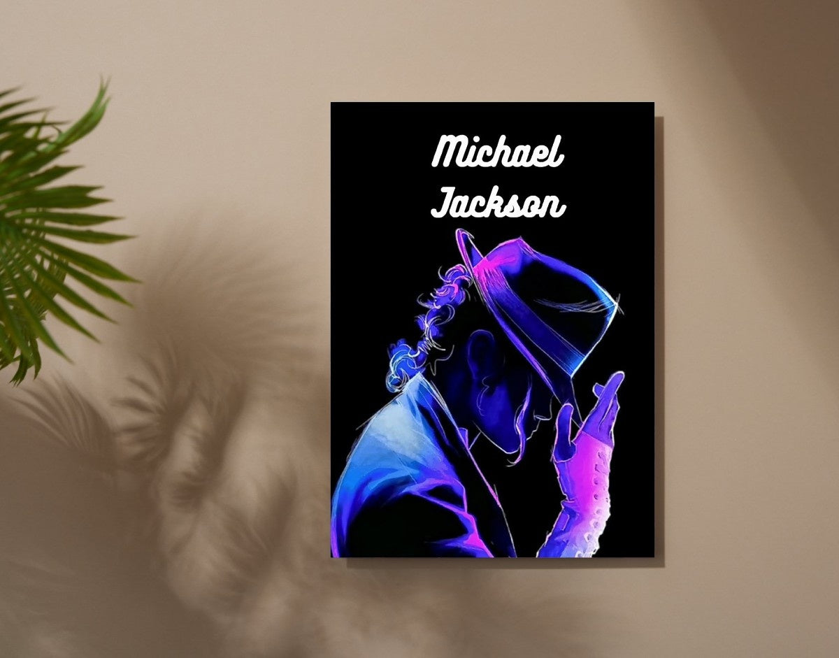 "MJ Groove"- Shiny & Sturdy Metallic Poster Art That Pops & Sticks