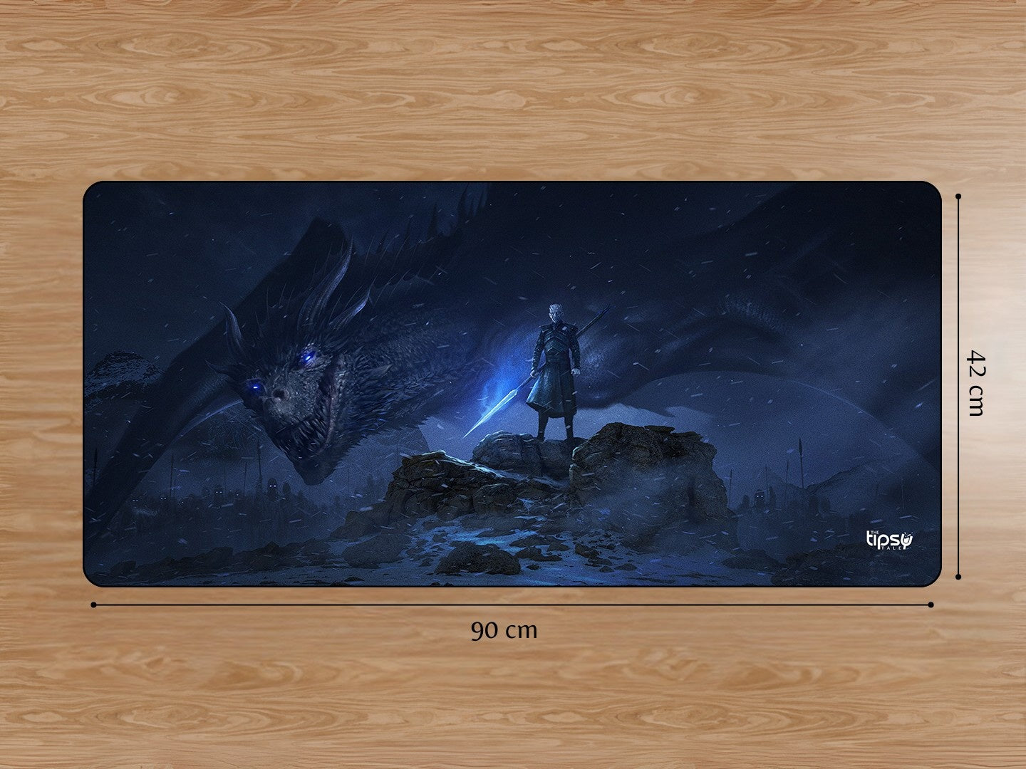 "NIGHT KING - THE KING IN THE NORTH" Gaming Mousepad Elevate Your Gaming Experience