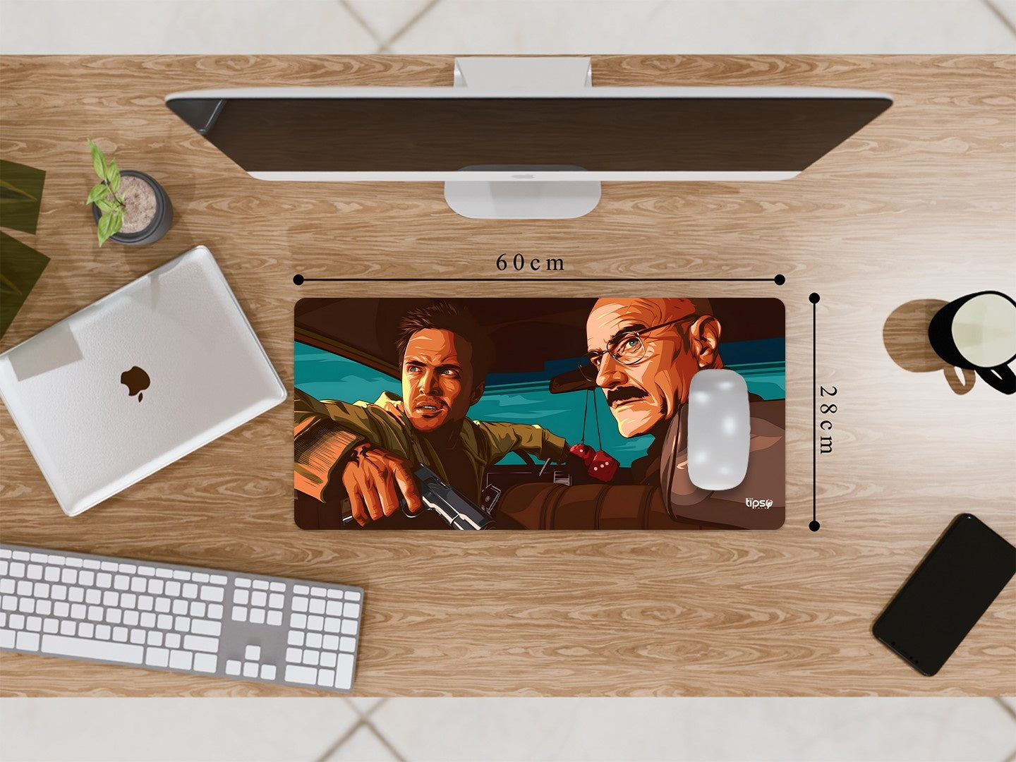 "BREAKING BAD - 9.9 RATING" Gaming Mousepad Elevate Your Gaming Experience