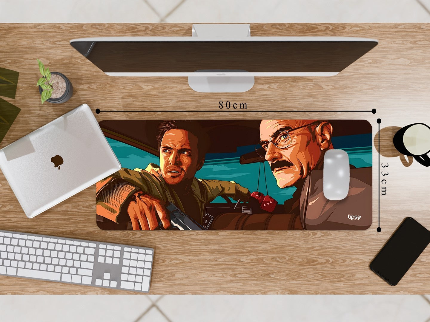 "BREAKING BAD - 9.9 RATING" Gaming Mousepad Elevate Your Gaming Experience