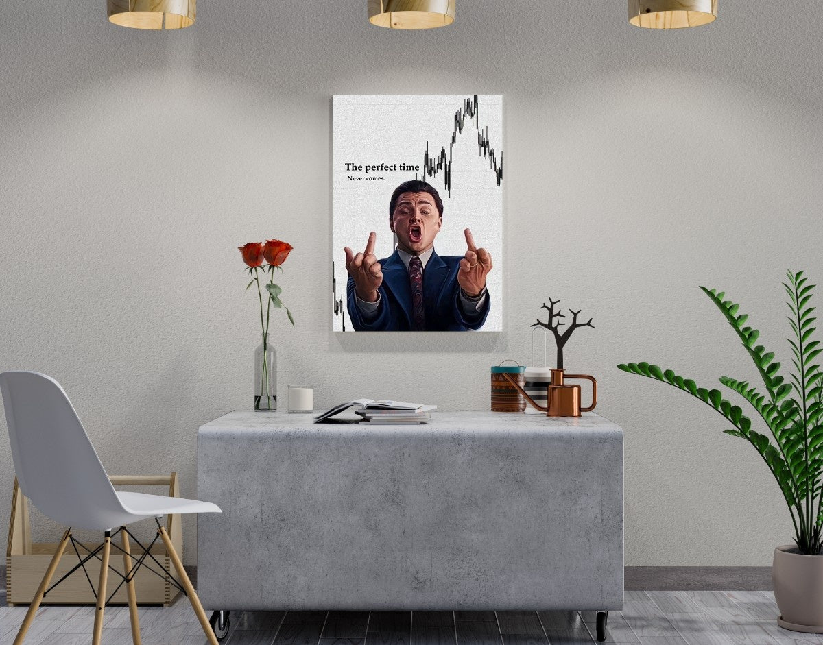 "Market Madness"- Shiny & Sturdy Metallic Poster Art That Pops & Sticks