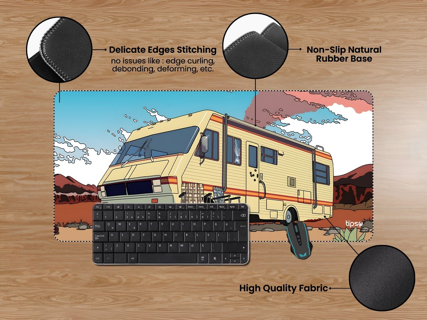 "BREAKING BAD RV" Gaming Mousepad Elevate Your Gaming Experience