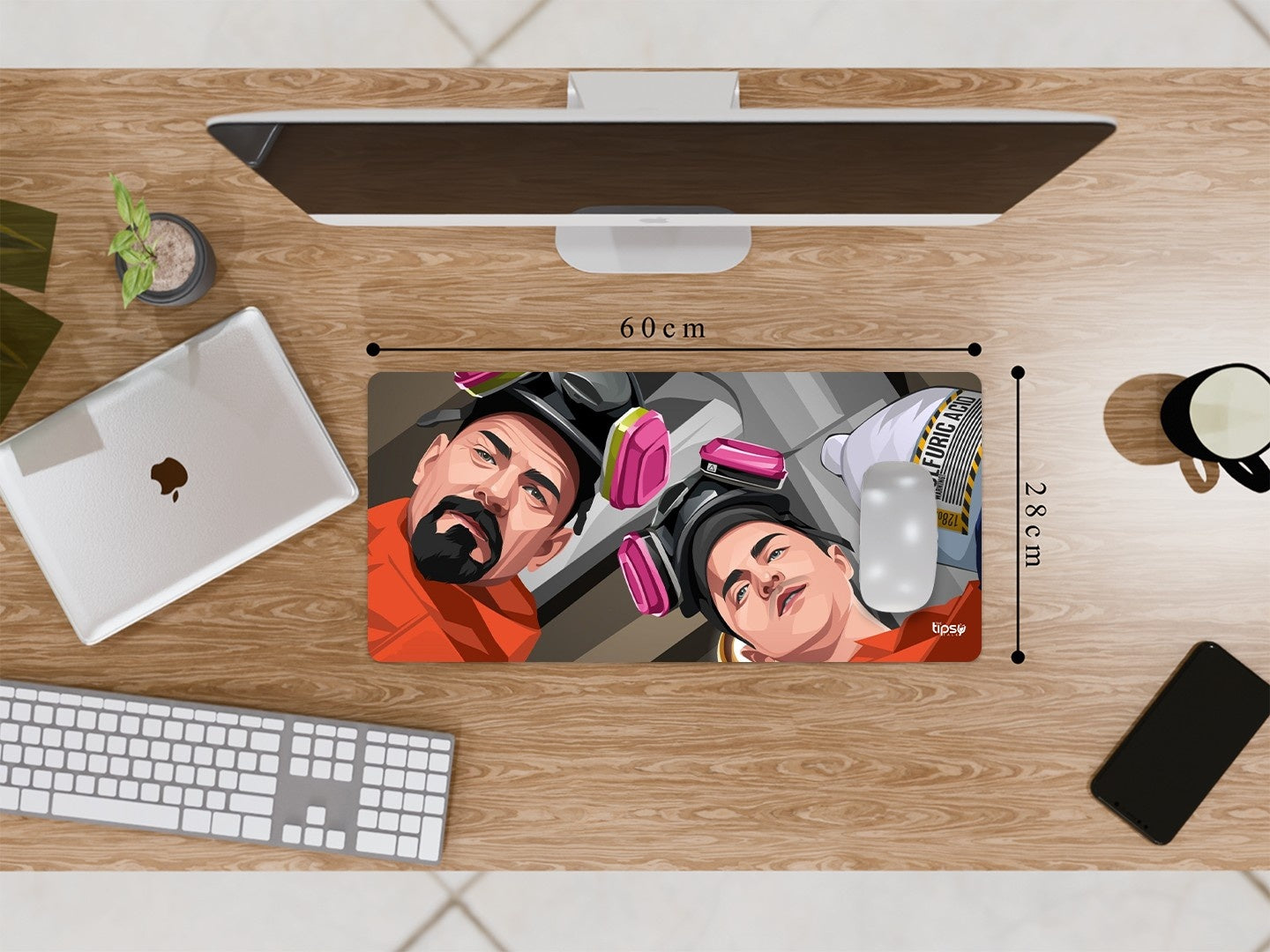 "BREAKING BAD COMBO - WALTER WHITE & JESSE PINKMAN" Gaming Mousepad Elevate Your Gaming Experience