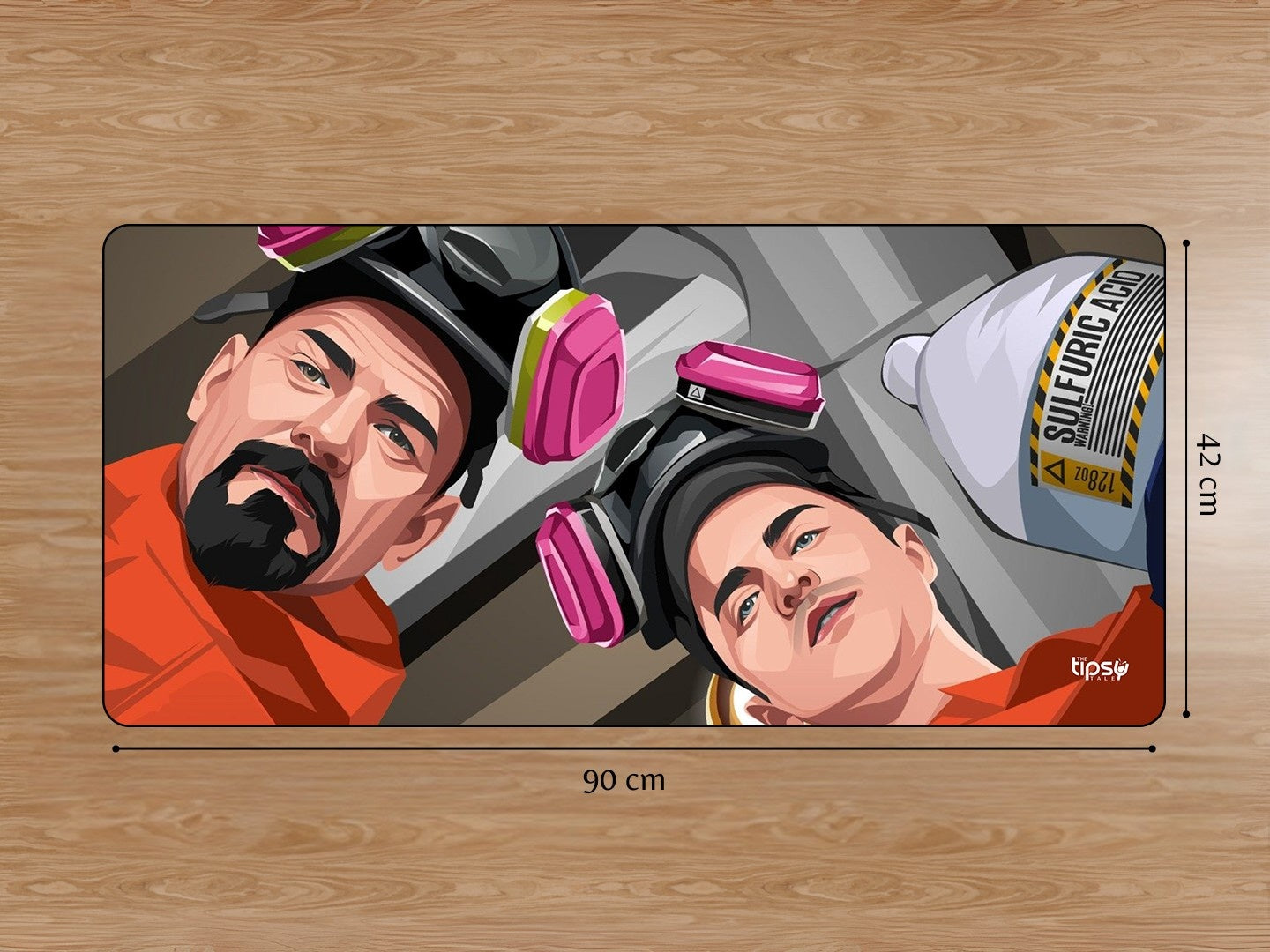 "BREAKING BAD COMBO - WALTER WHITE & JESSE PINKMAN" Gaming Mousepad Elevate Your Gaming Experience