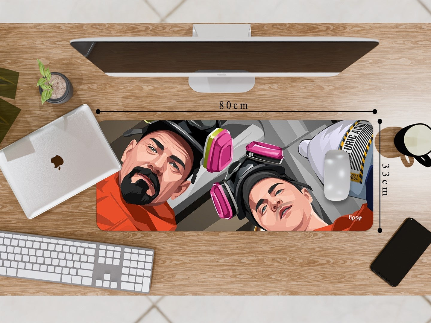 "BREAKING BAD COMBO - WALTER WHITE & JESSE PINKMAN" Gaming Mousepad Elevate Your Gaming Experience
